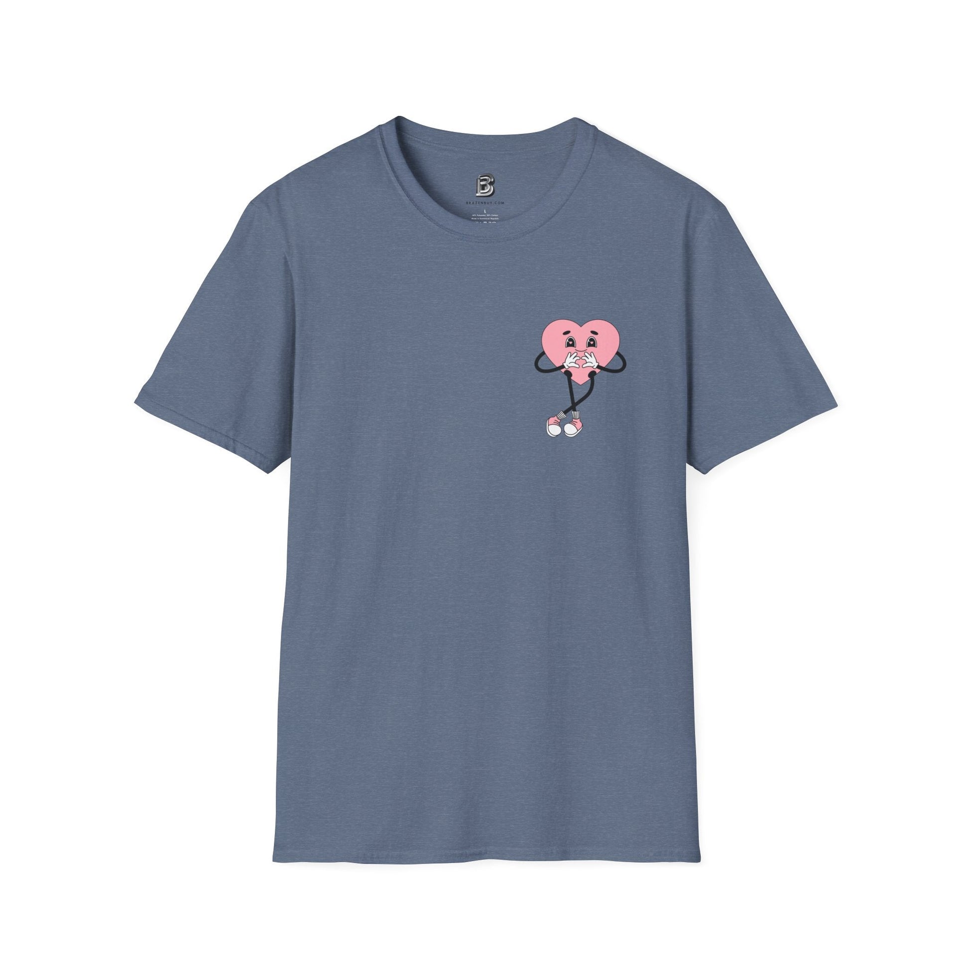 Love Heart Valentine Unisex Shirt - BRAZEN BUY thsirt shirt