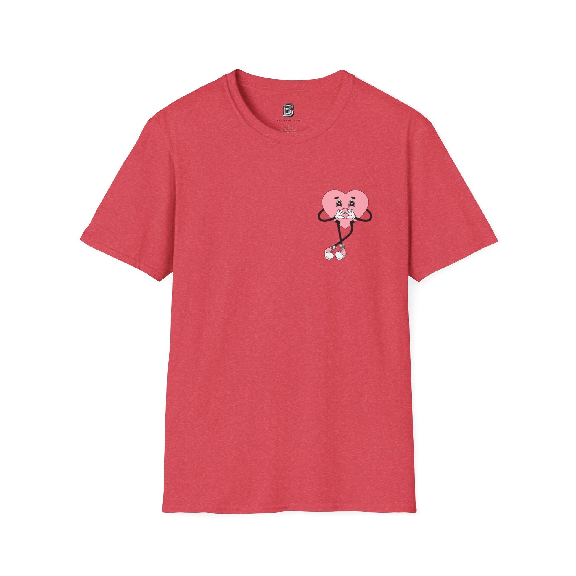 Love Heart Valentine Unisex Shirt - BRAZEN BUY thsirt shirt