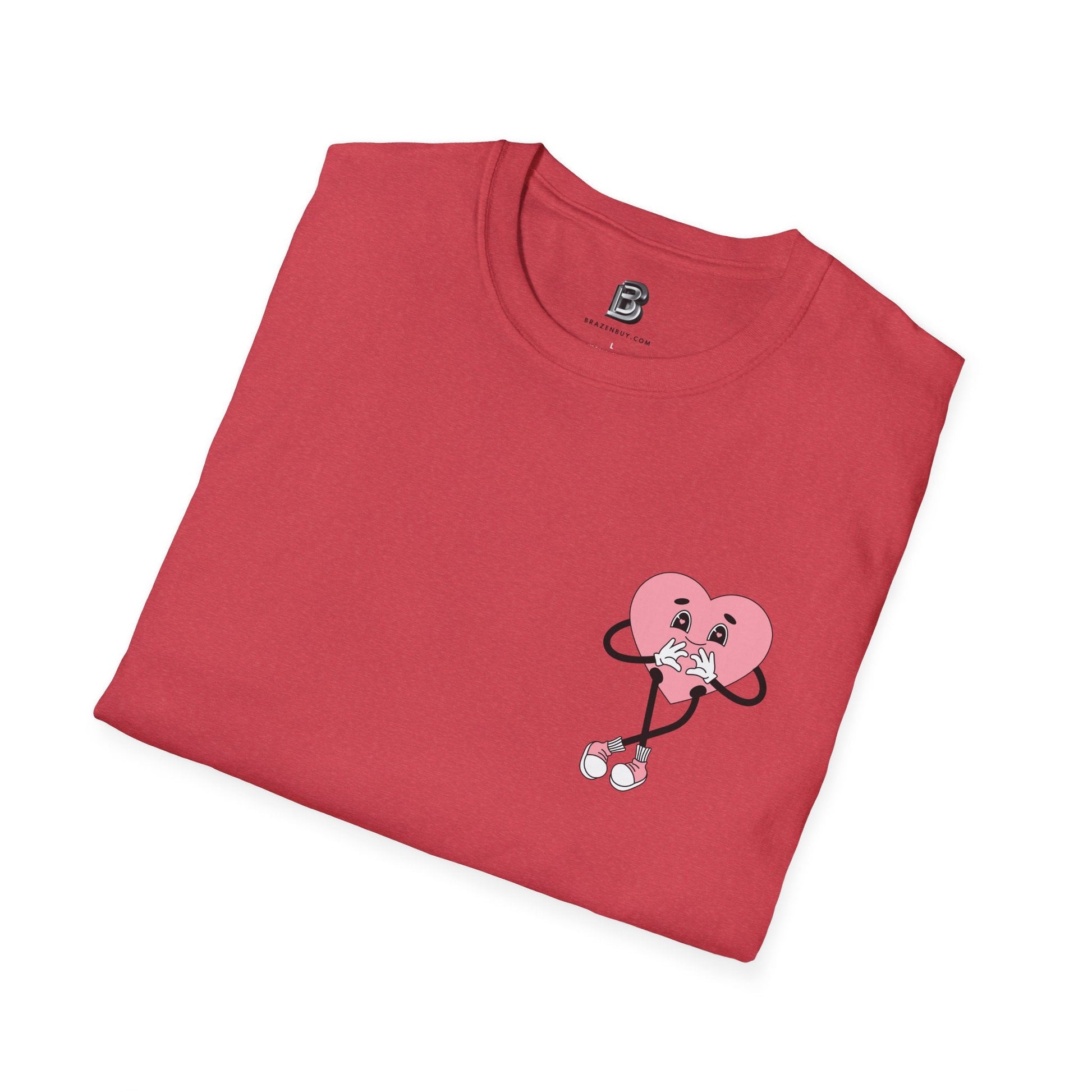 Love Heart Valentine Unisex Shirt - BRAZEN BUY thsirt shirt