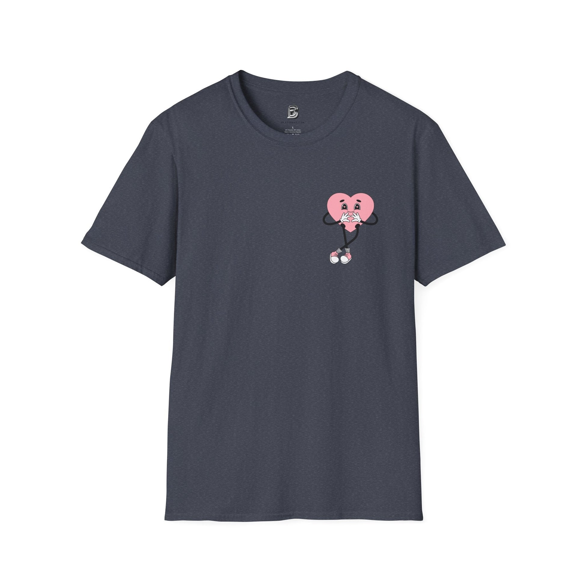 Love Heart Valentine Unisex Shirt - BRAZEN BUY thsirt shirt