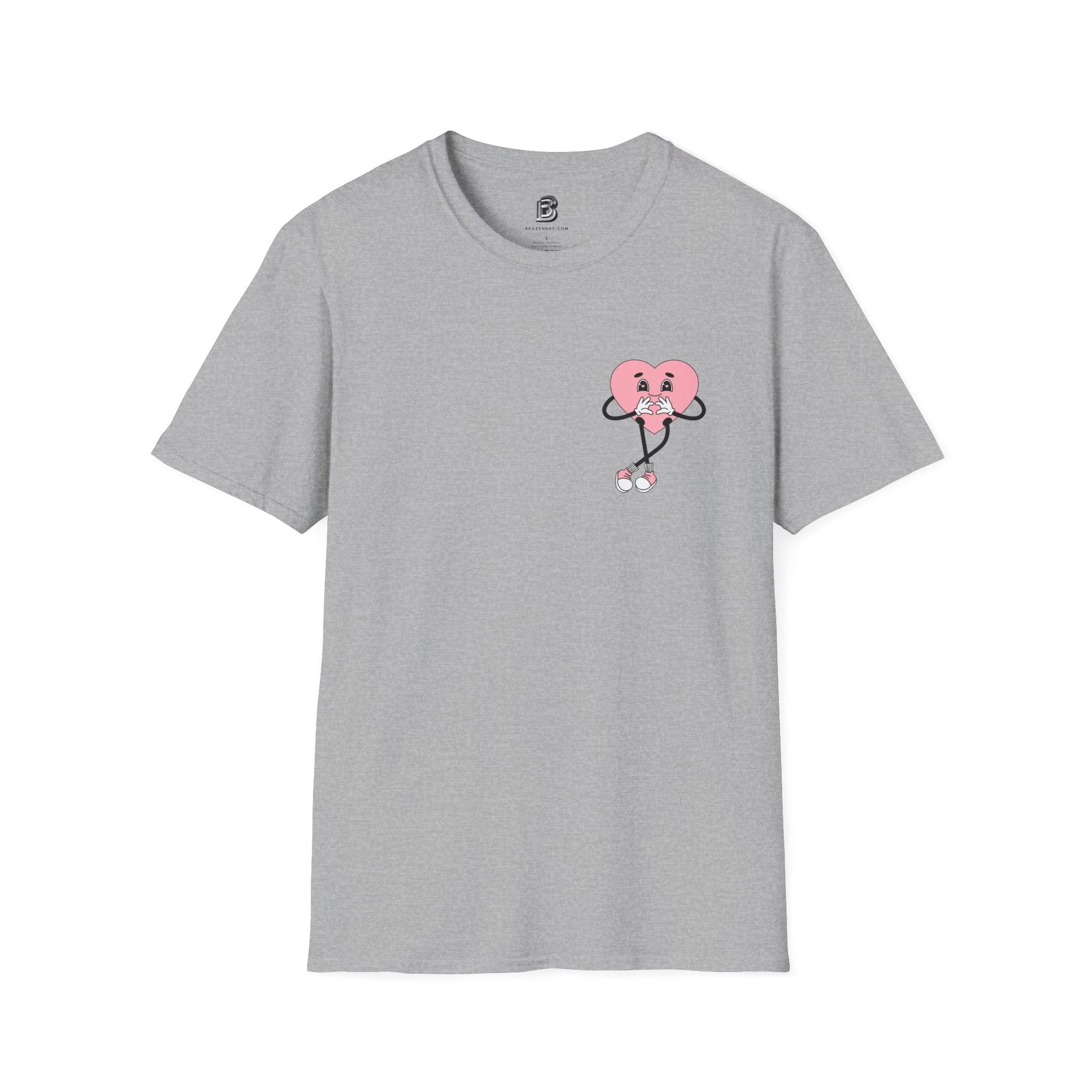 Love Heart Valentine Unisex Shirt - BRAZEN BUY thsirt shirt