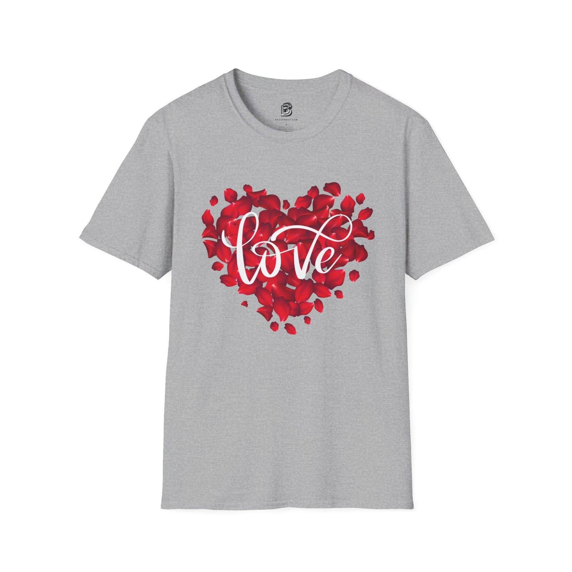 Love Roses Valentine Unisex Shirt - BRAZEN BUY thsirt shirt