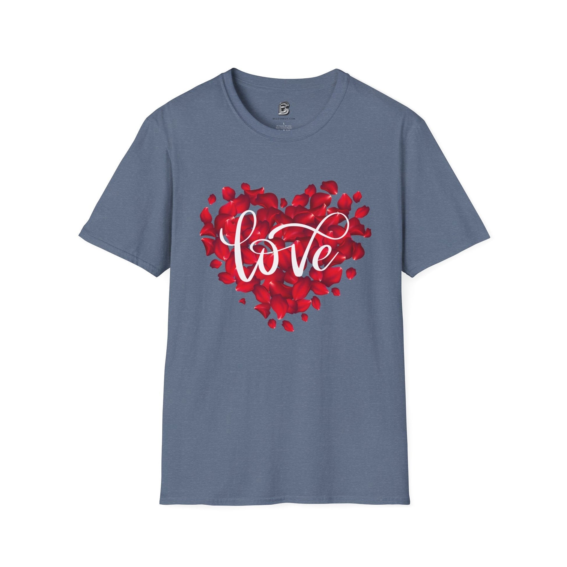 Love Roses Valentine Unisex Shirt - BRAZEN BUY thsirt shirt