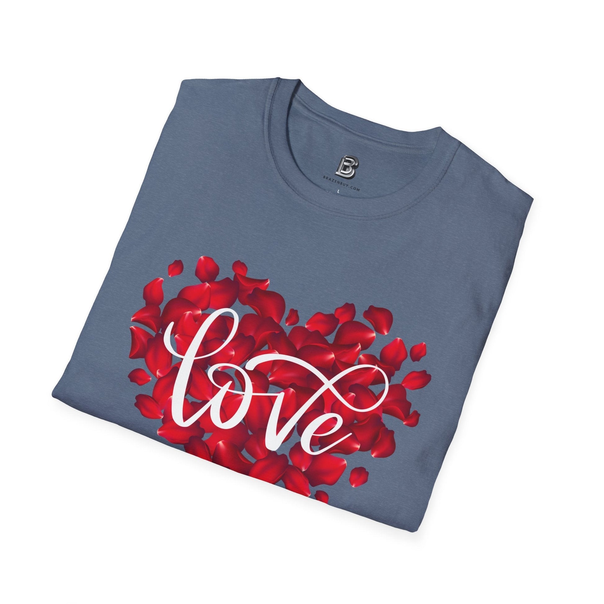 Love Roses Valentine Unisex Shirt - BRAZEN BUY thsirt shirt