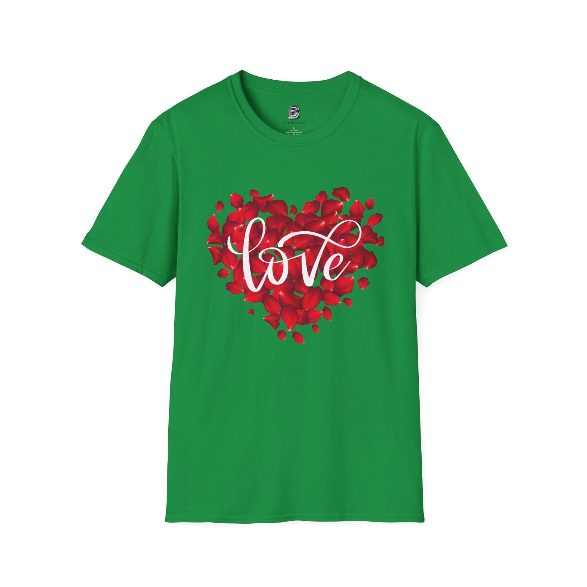 Love Roses Valentine Unisex Shirt - BRAZEN BUY thsirt shirt