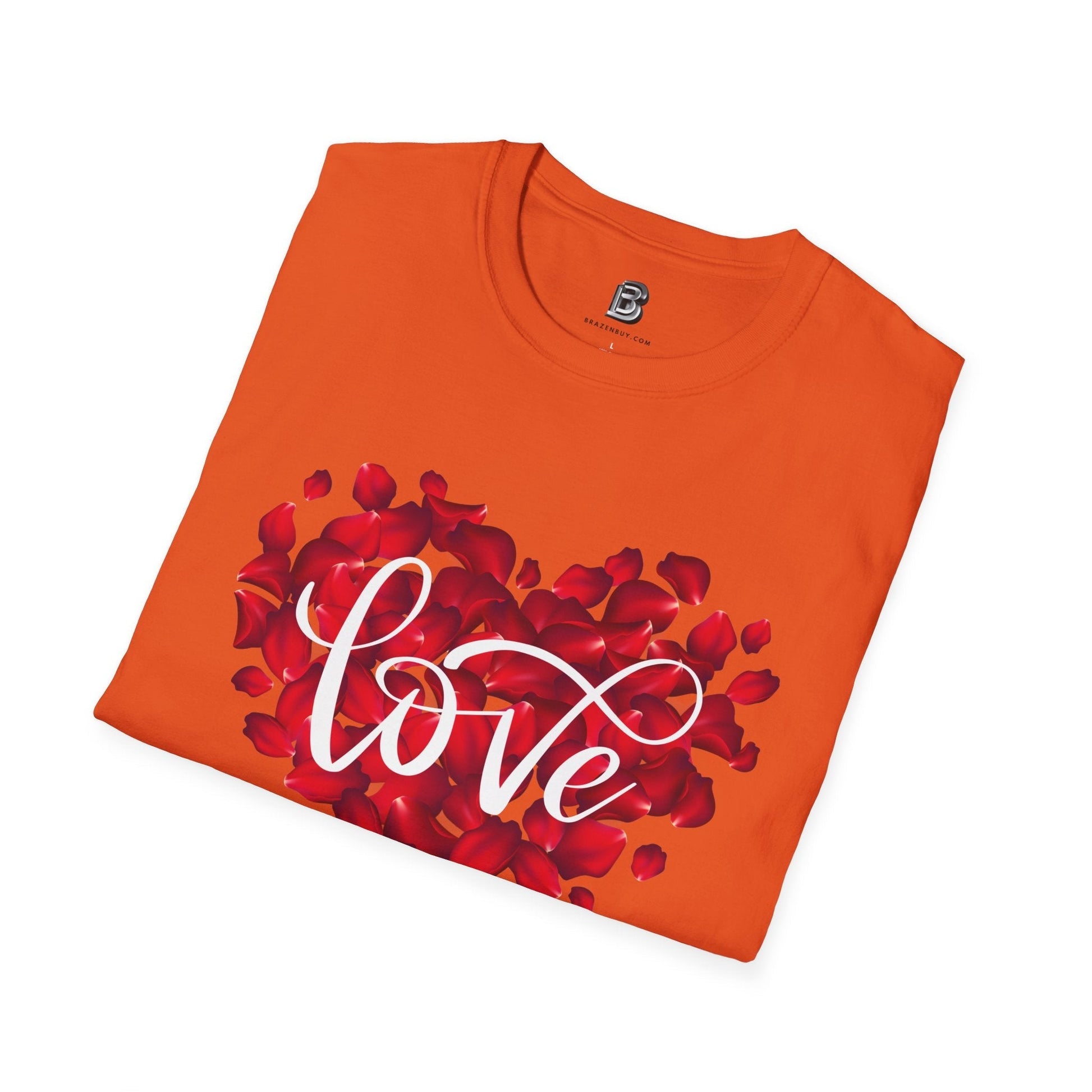 Love Roses Valentine Unisex Shirt - BRAZEN BUY thsirt shirt
