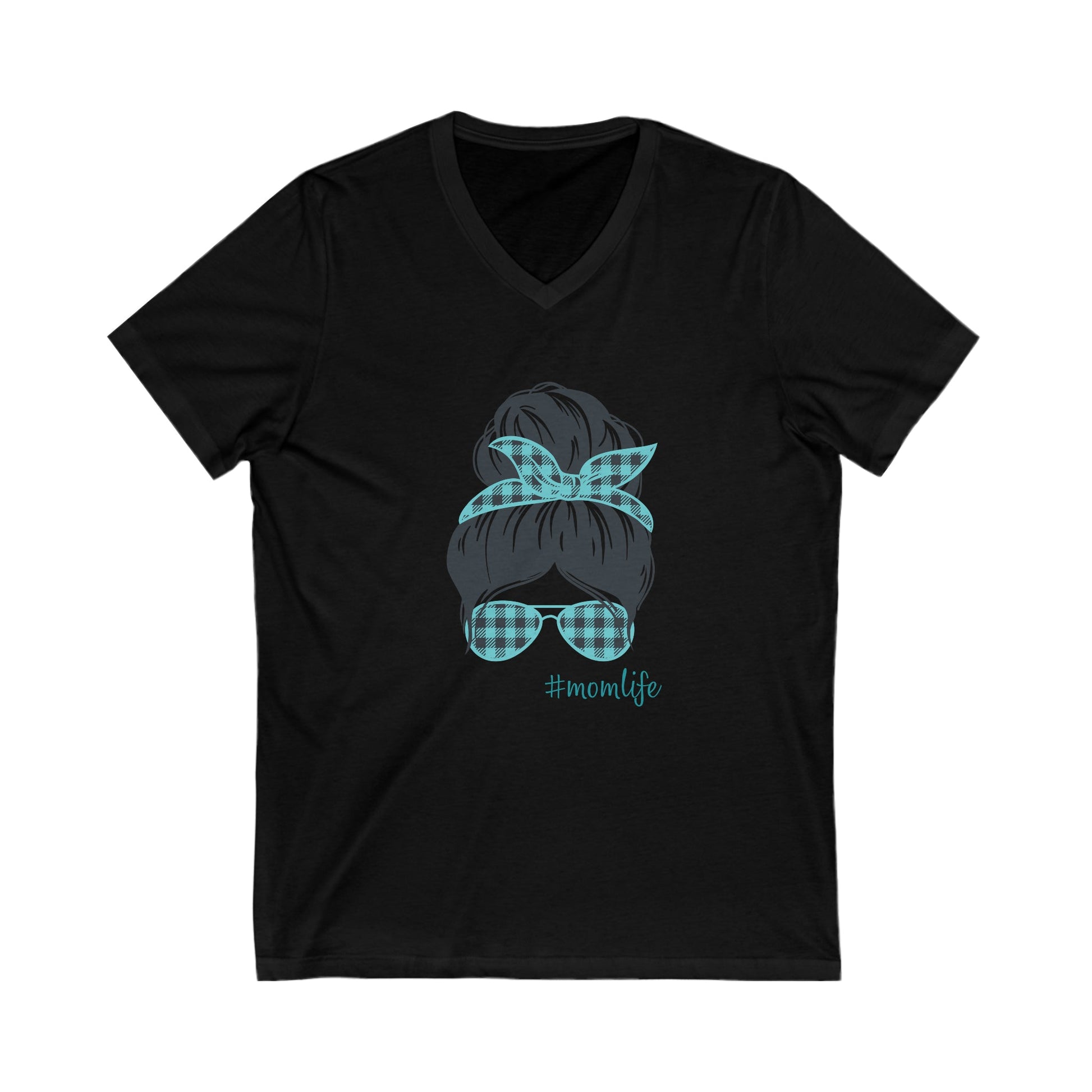 Mom Life V-Neck T-Shirt - BRAZEN BUY thsirt shirt