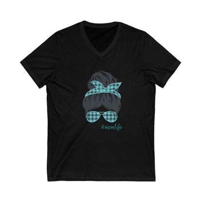 Mom Life V-Neck T-Shirt - BRAZEN BUY thsirt shirt