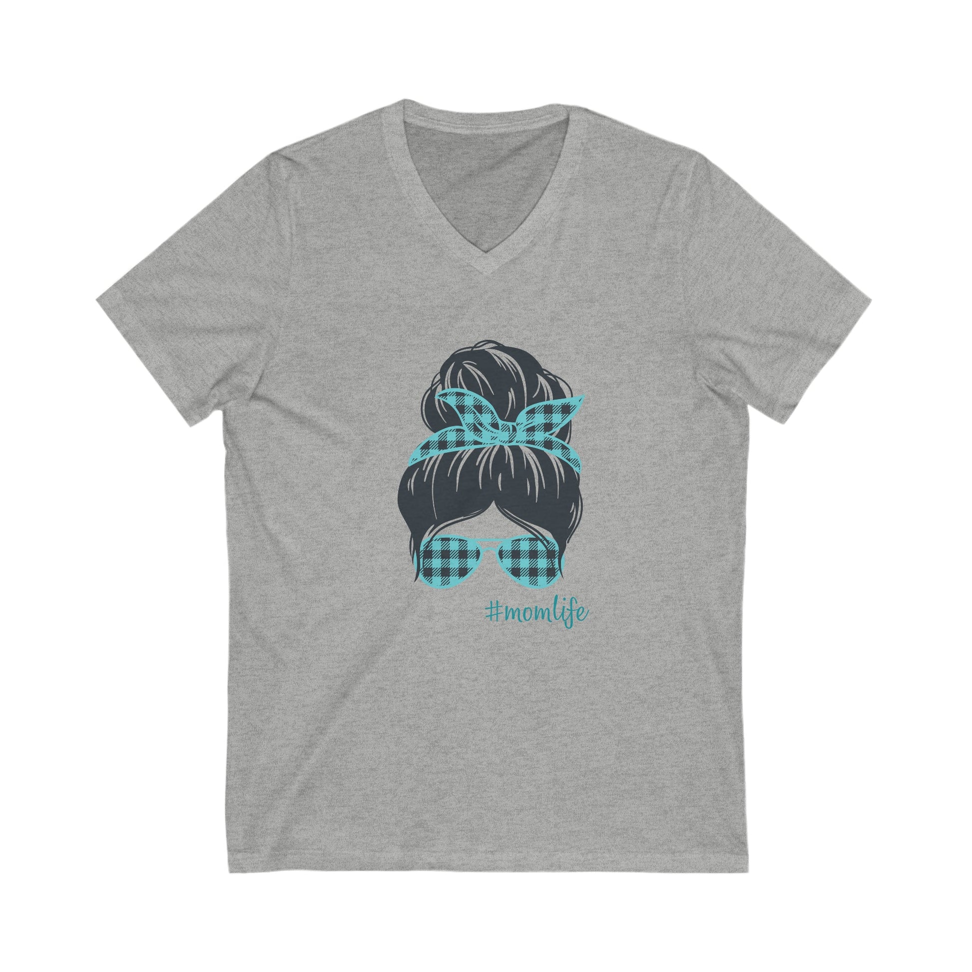 Mom Life V-Neck T-Shirt - BRAZEN BUY thsirt shirt