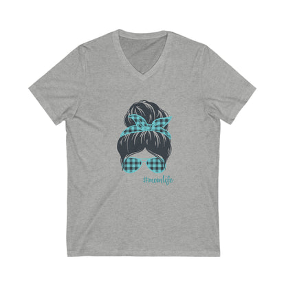 Mom Life V-Neck T-Shirt - BRAZEN BUY thsirt shirt