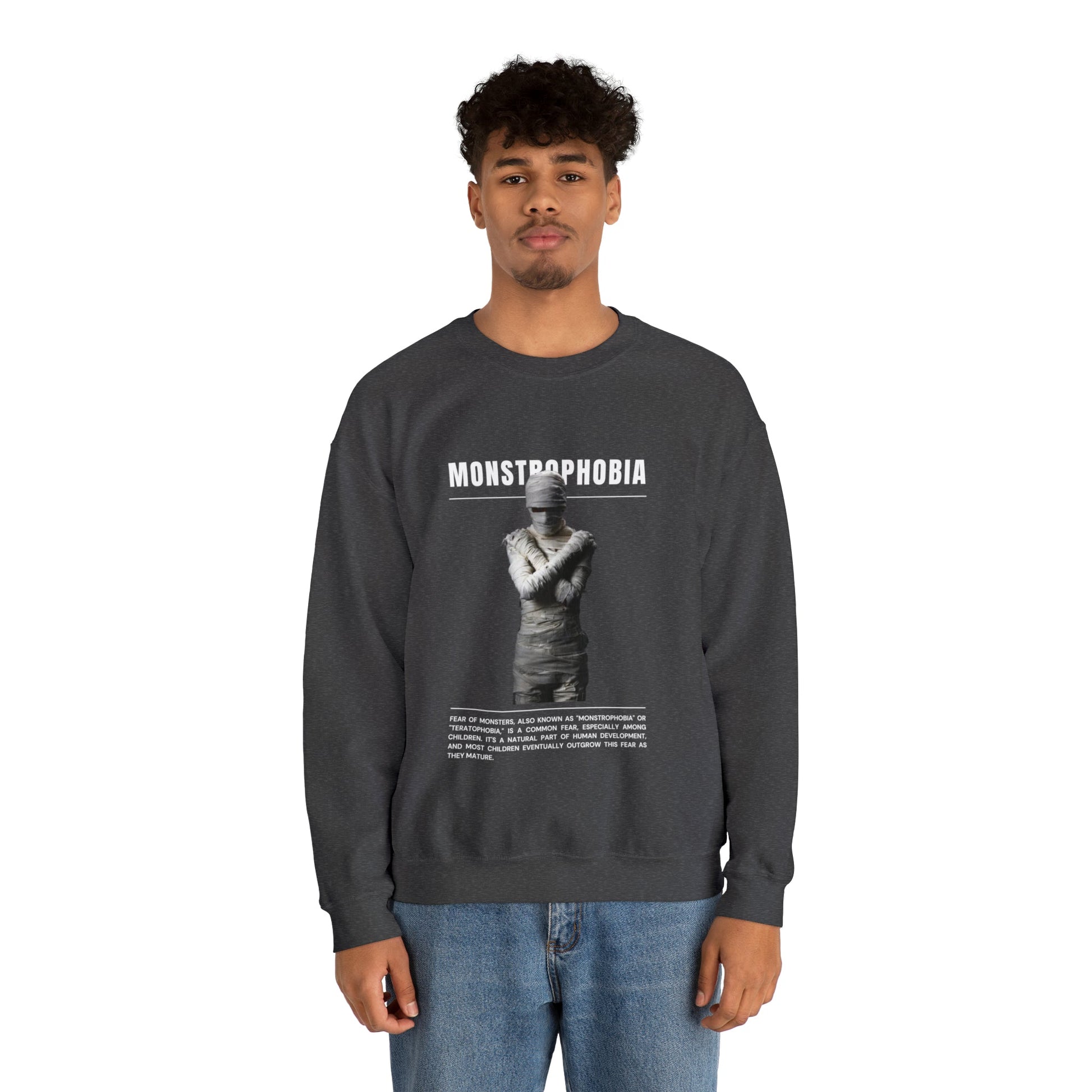 Monstrophobia Fear of Monsters Halloween Sweatshirt - BRAZEN BUY thsirt shirt