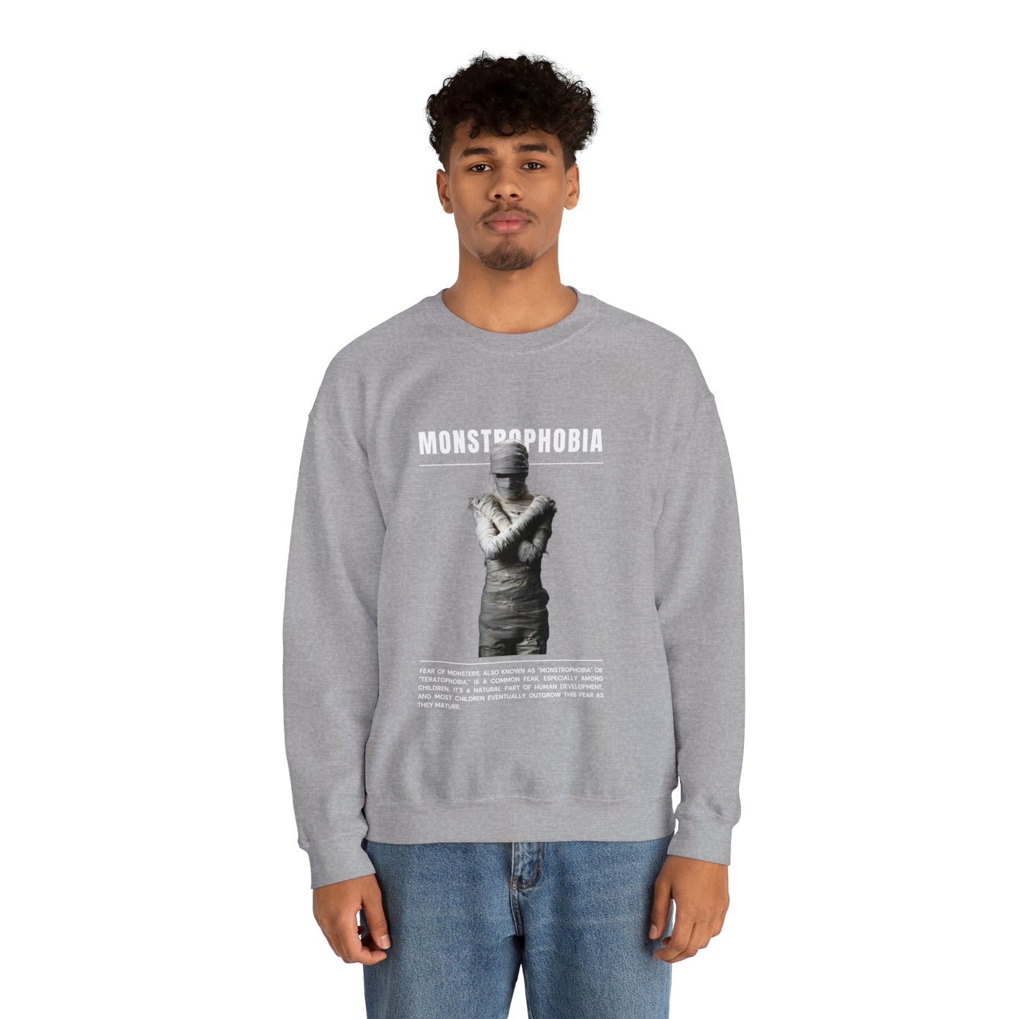 Monstrophobia Fear of Monsters Halloween Sweatshirt - BRAZEN BUY thsirt shirt