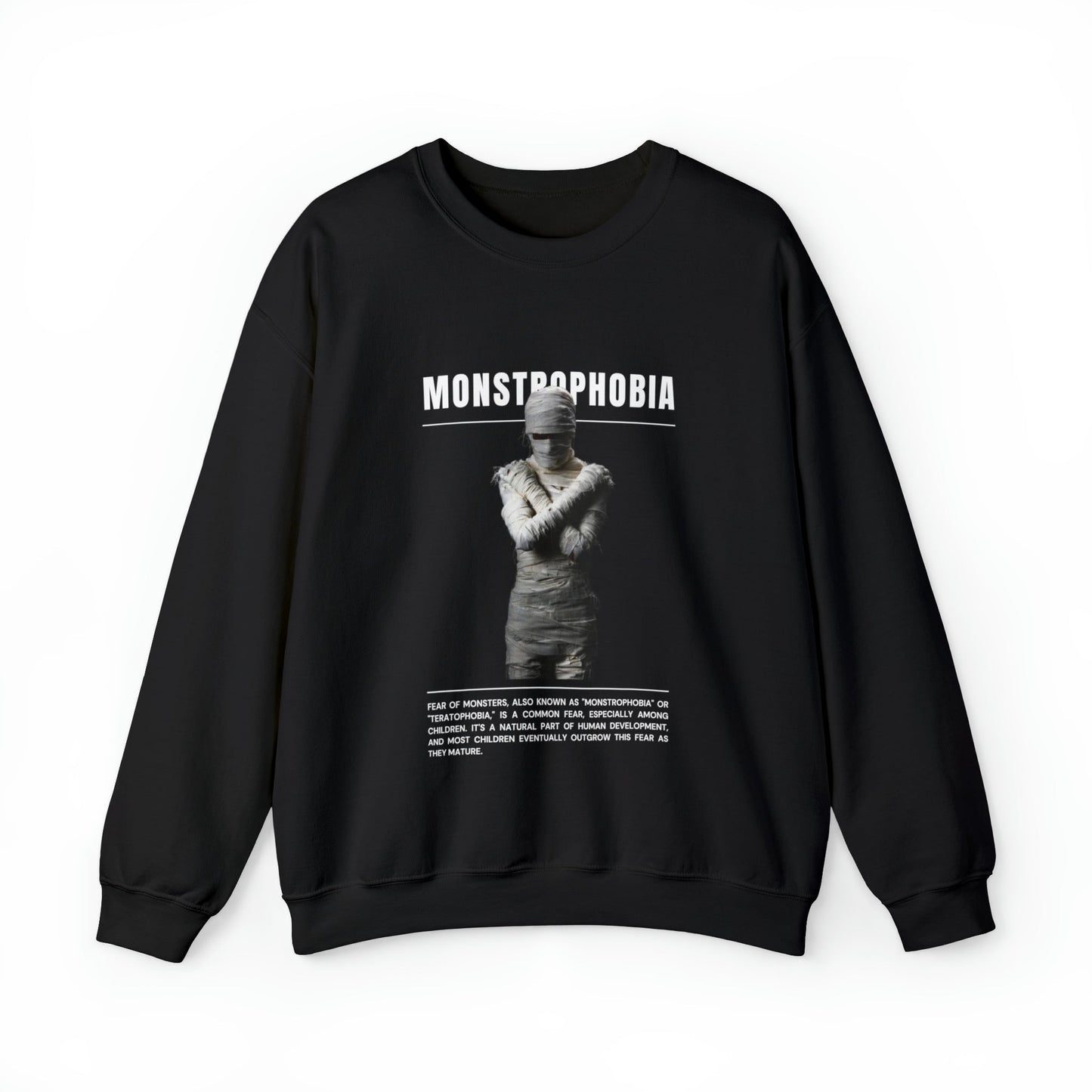 Monstrophobia Fear of Monsters Halloween Sweatshirt - BRAZEN BUY thsirt shirt