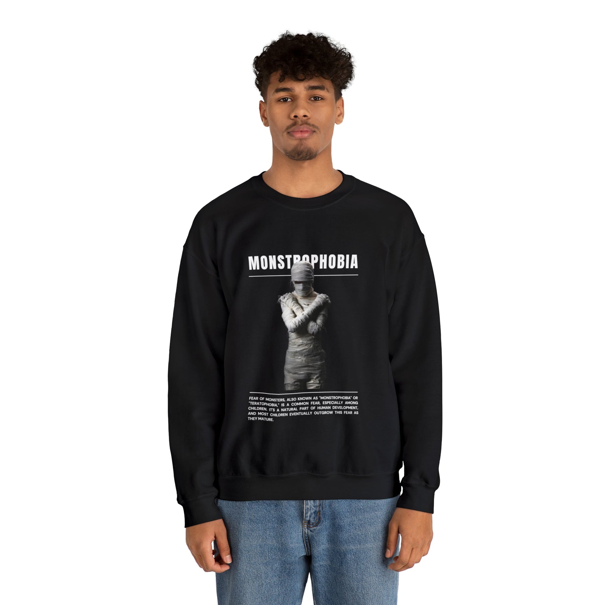 Monstrophobia Fear of Monsters Halloween Sweatshirt - BRAZEN BUY thsirt shirt