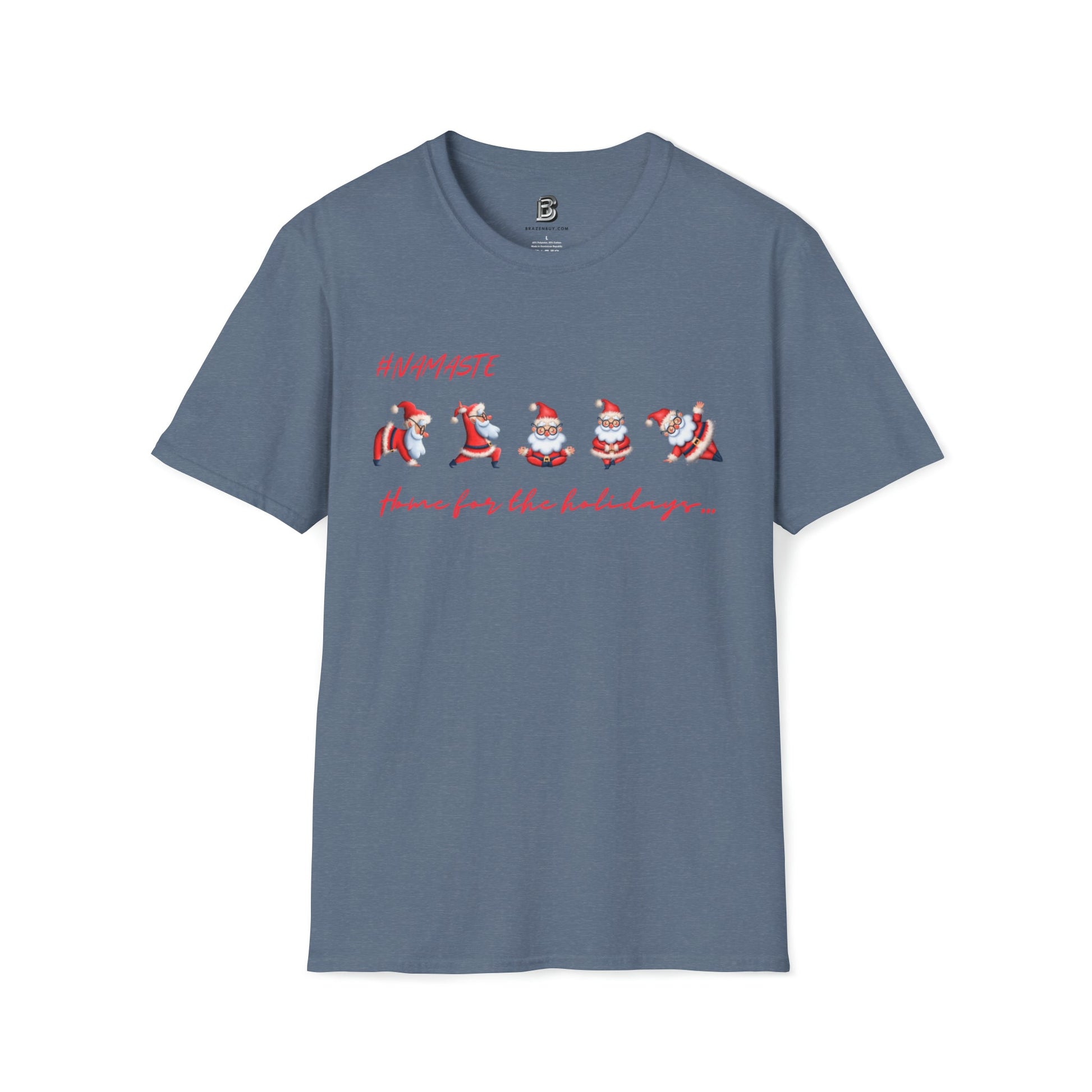 Namaste Home for the Holidays Yoga Two-Sided Shirt - BRAZEN BUY thsirt shirt