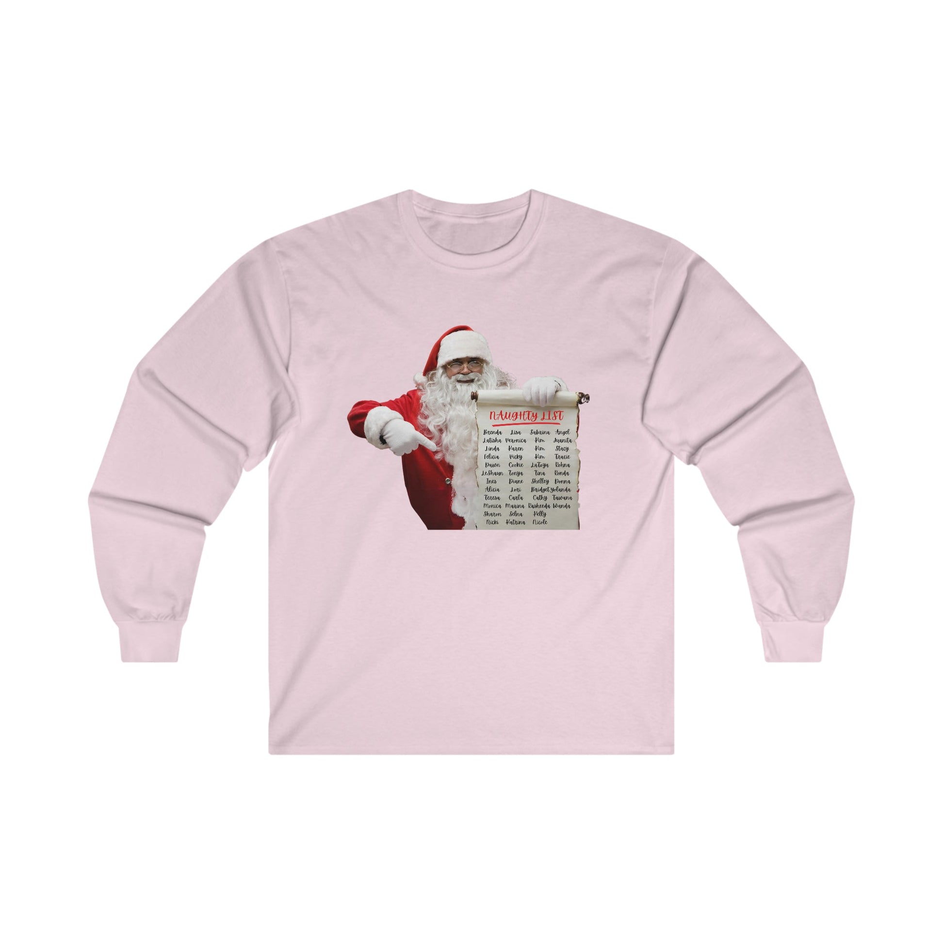 Naughty List Ultra Cotton Long Sleeve Tee - BRAZEN BUY thsirt shirt