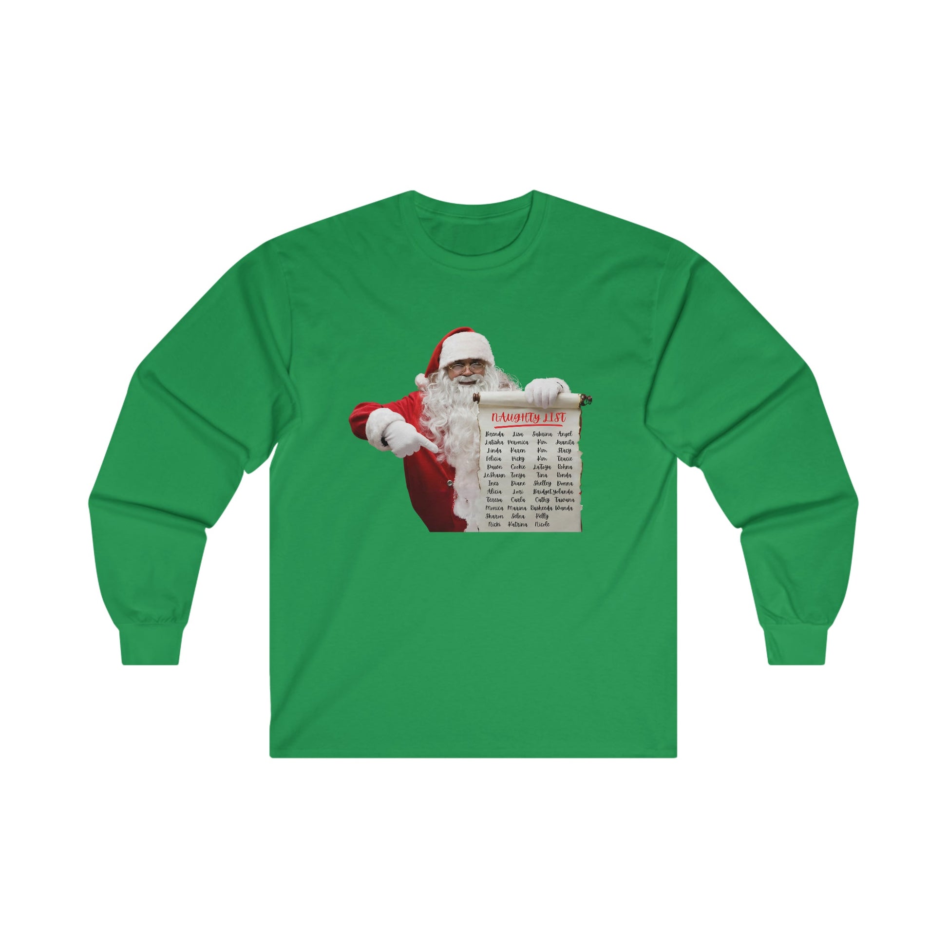 Naughty List Ultra Cotton Long Sleeve Tee - BRAZEN BUY thsirt shirt