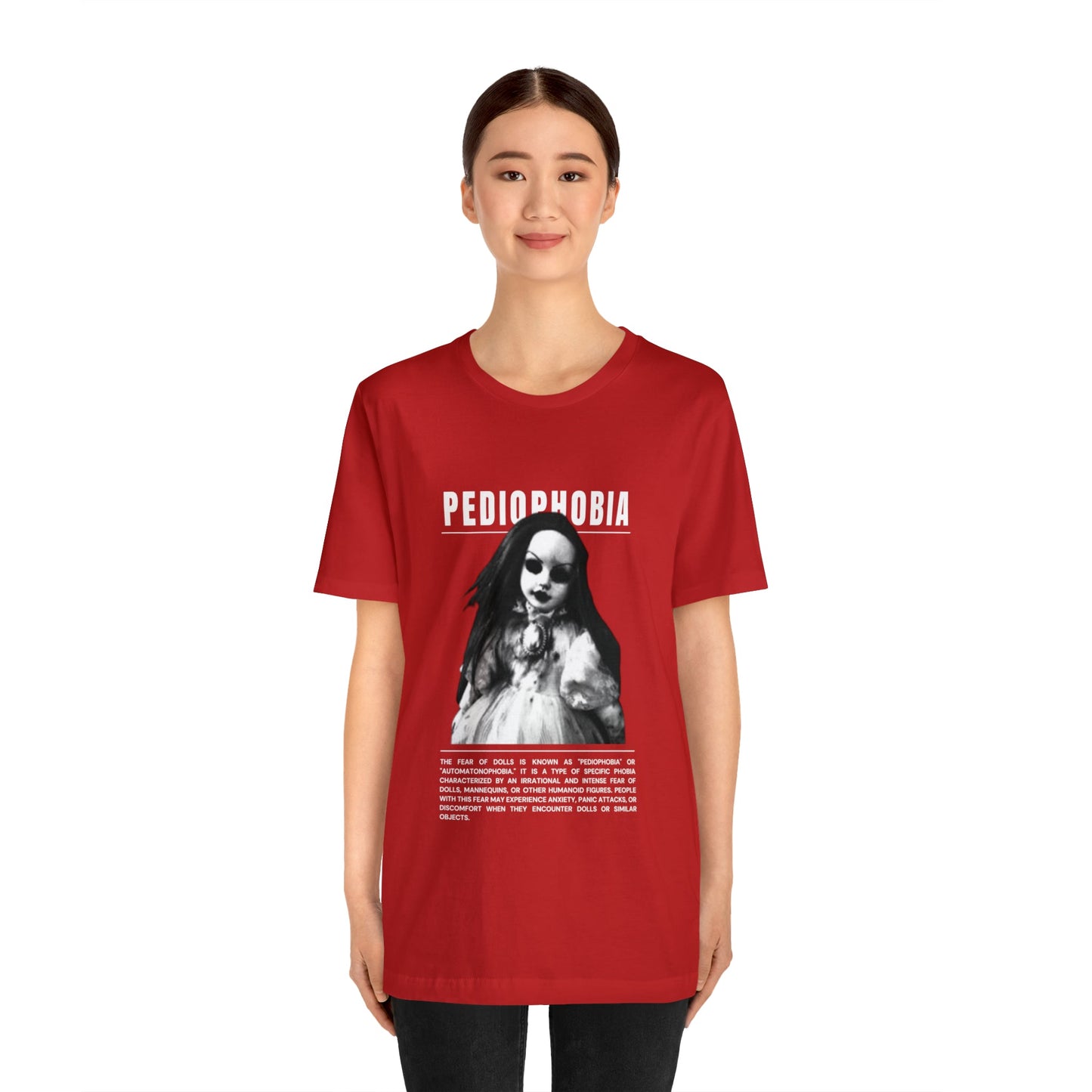 Pediophobia Fear of Dolls Halloween Tee - BRAZEN BUY thsirt shirt