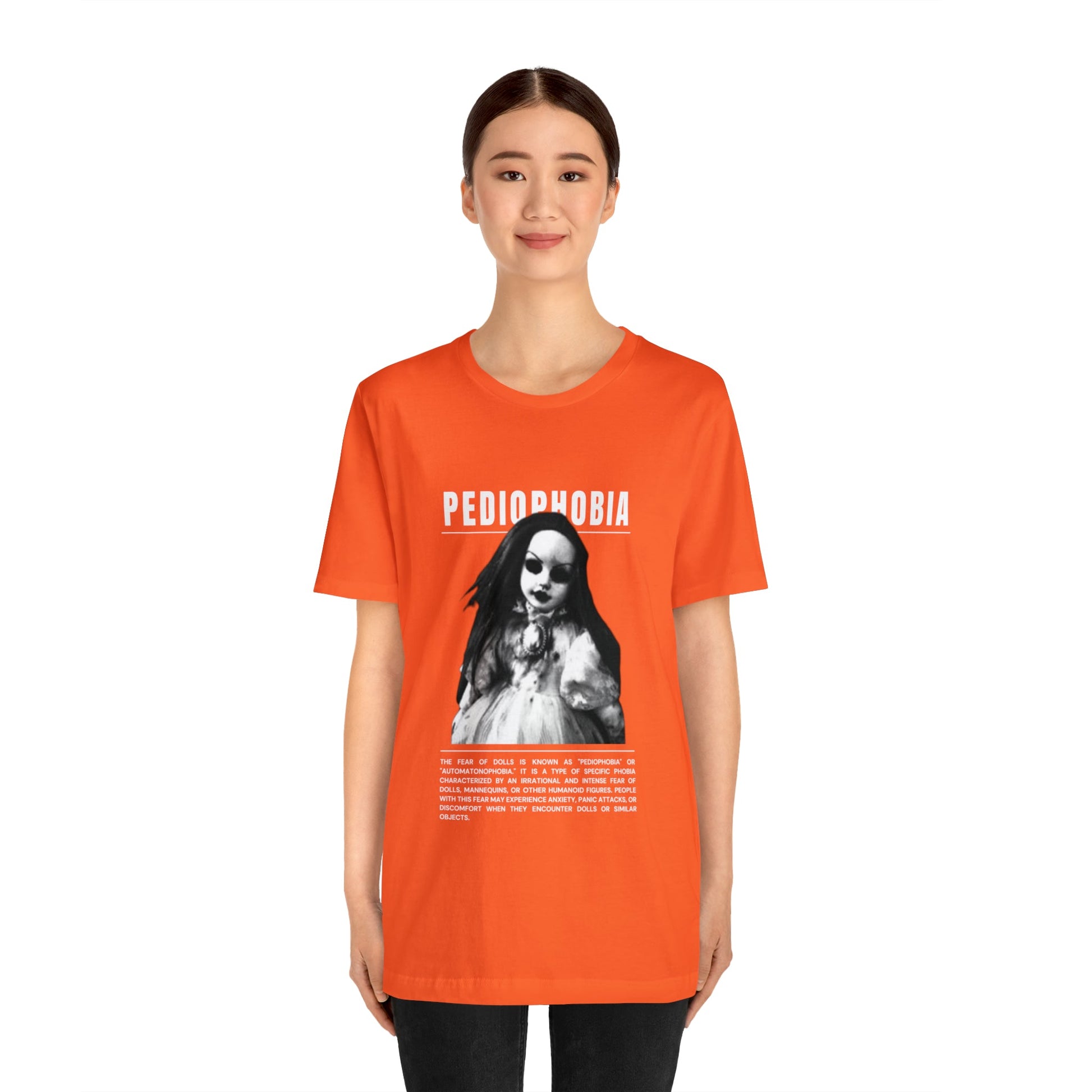 Pediophobia Fear of Dolls Halloween Tee - BRAZEN BUY thsirt shirt