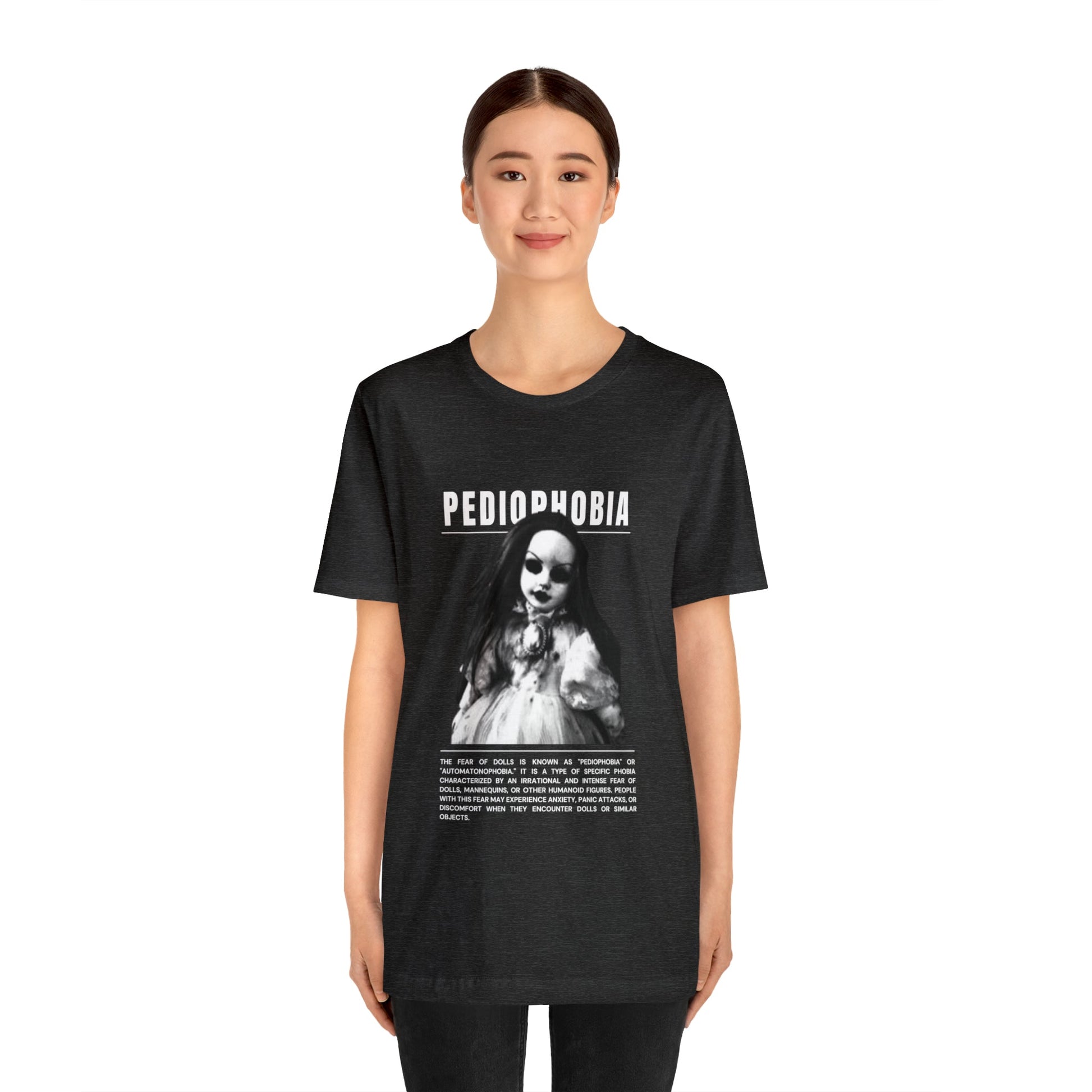 Pediophobia Fear of Dolls Halloween Tee - BRAZEN BUY thsirt shirt