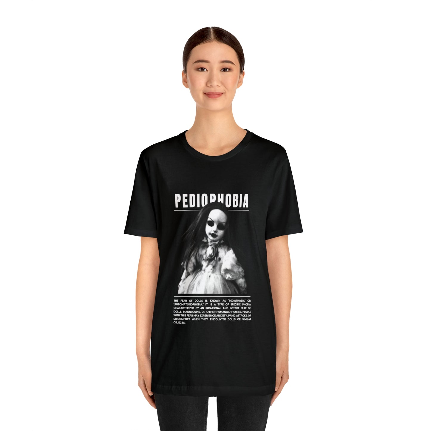 Pediophobia Fear of Dolls Halloween Tee - BRAZEN BUY thsirt shirt
