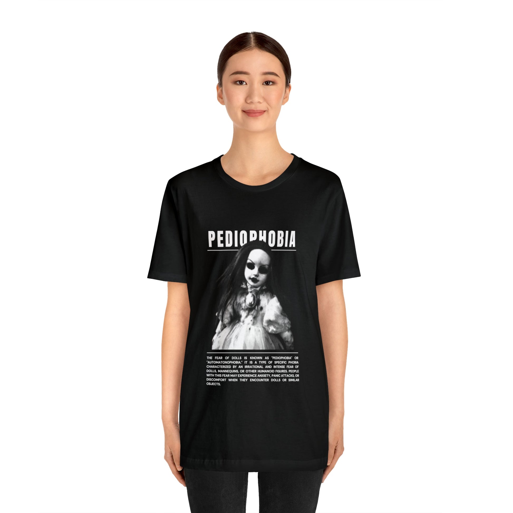 Pediophobia Fear of Dolls Halloween Tee - BRAZEN BUY thsirt shirt