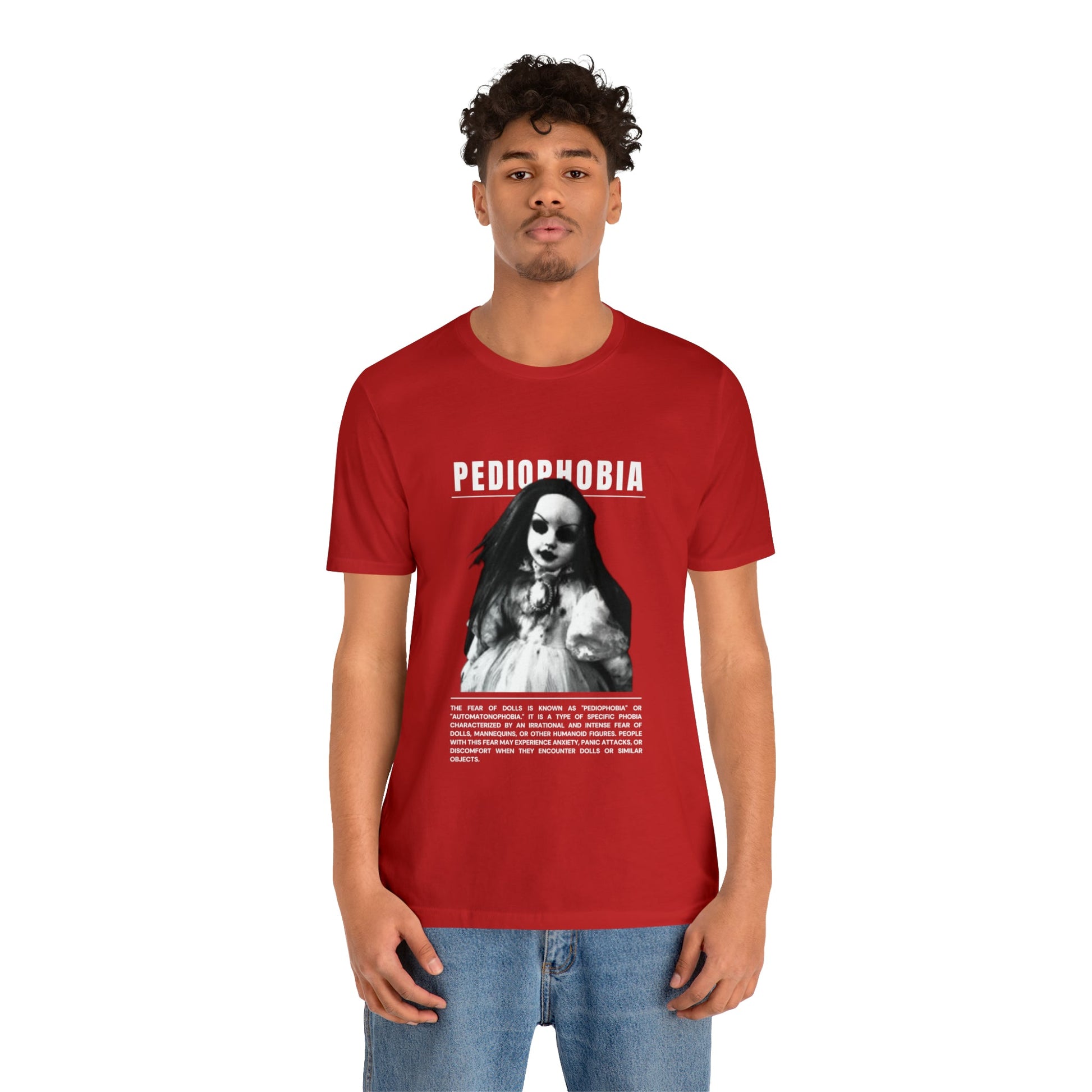 Pediophobia Fear of Dolls Halloween Tee - BRAZEN BUY thsirt shirt