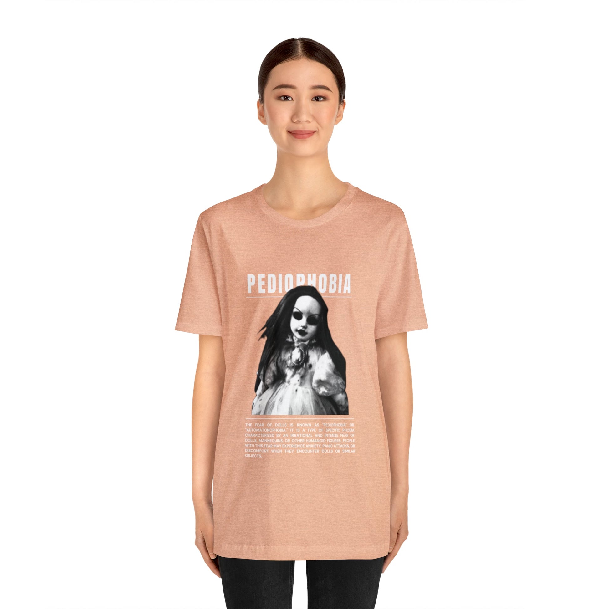 Pediophobia Fear of Dolls Halloween Tee - BRAZEN BUY thsirt shirt
