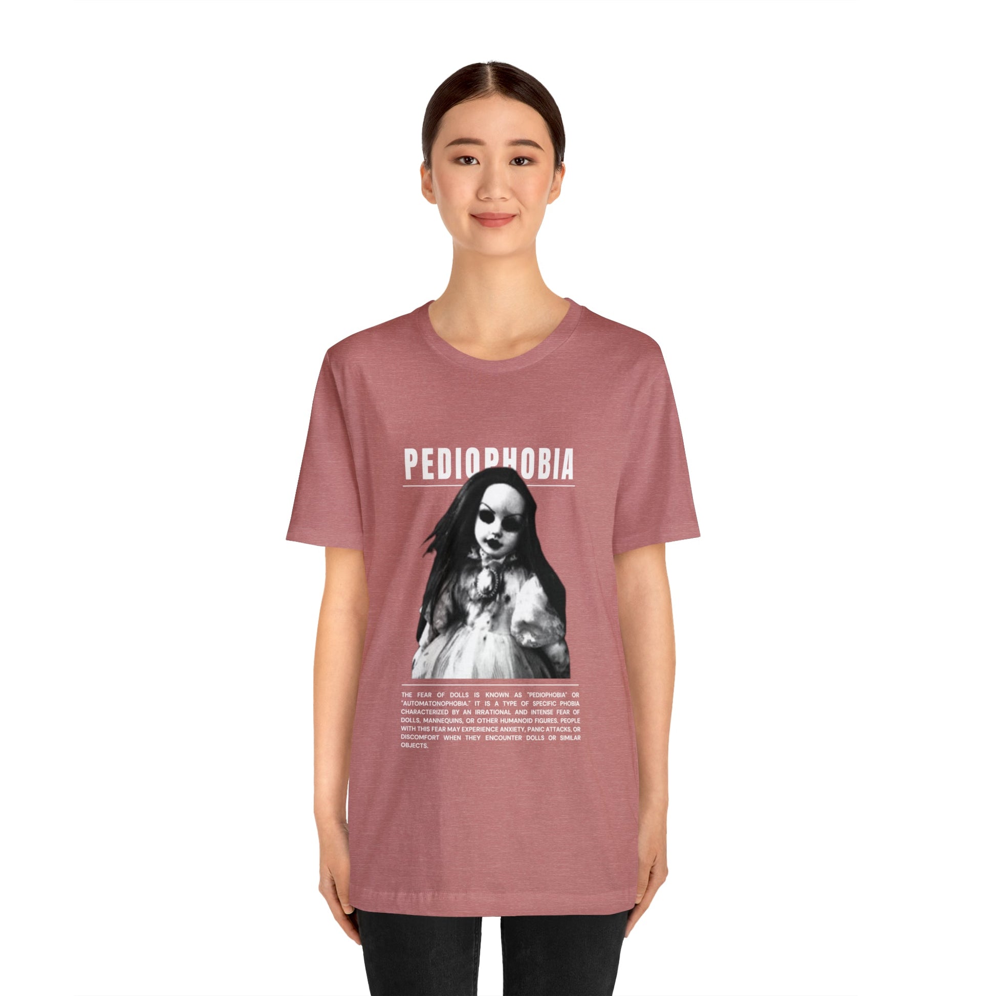 Pediophobia Fear of Dolls Halloween Tee - BRAZEN BUY thsirt shirt