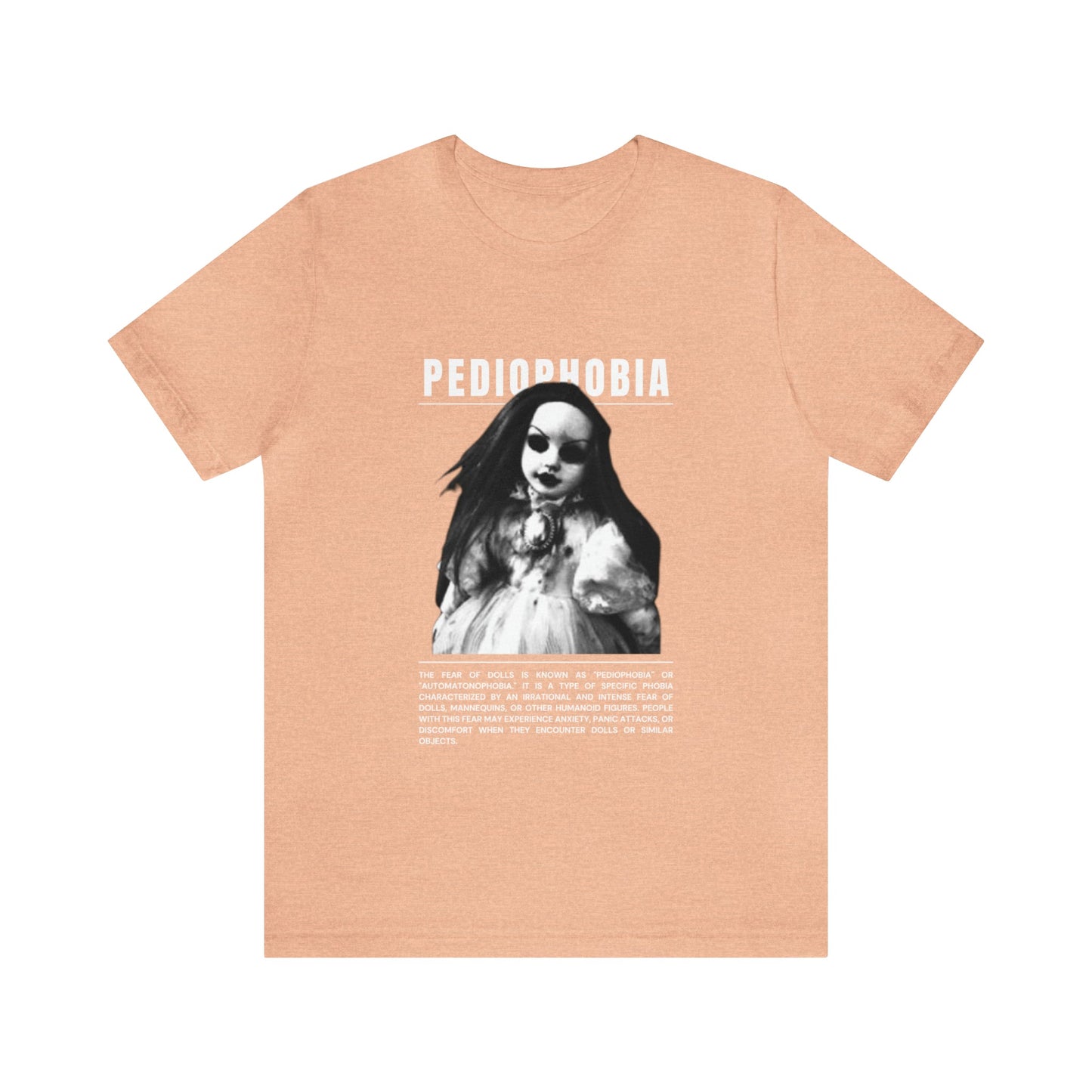 Pediophobia Fear of Dolls Halloween Tee - BRAZEN BUY thsirt shirt