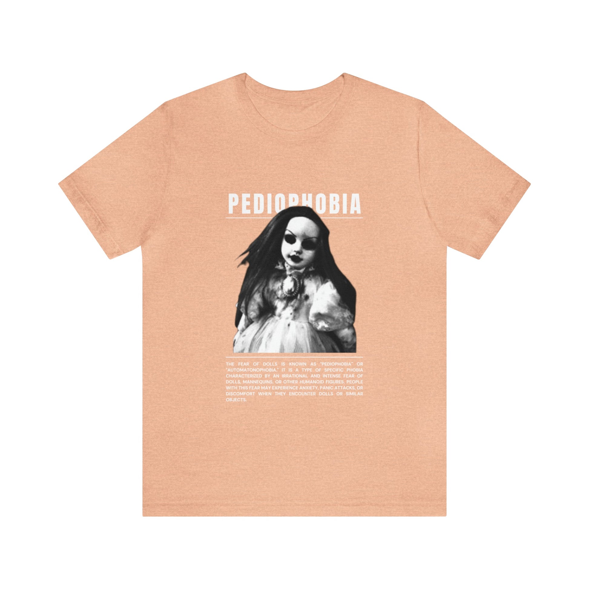 Pediophobia Fear of Dolls Halloween Tee - BRAZEN BUY thsirt shirt