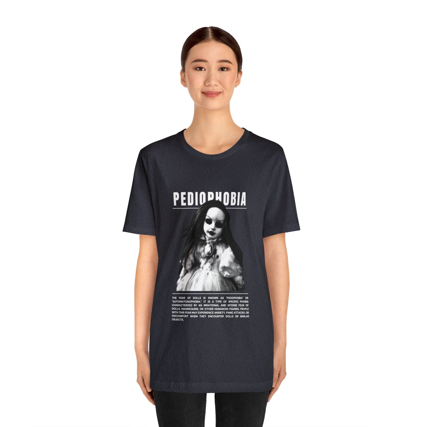 Pediophobia Fear of Dolls Halloween Tee - BRAZEN BUY thsirt shirt