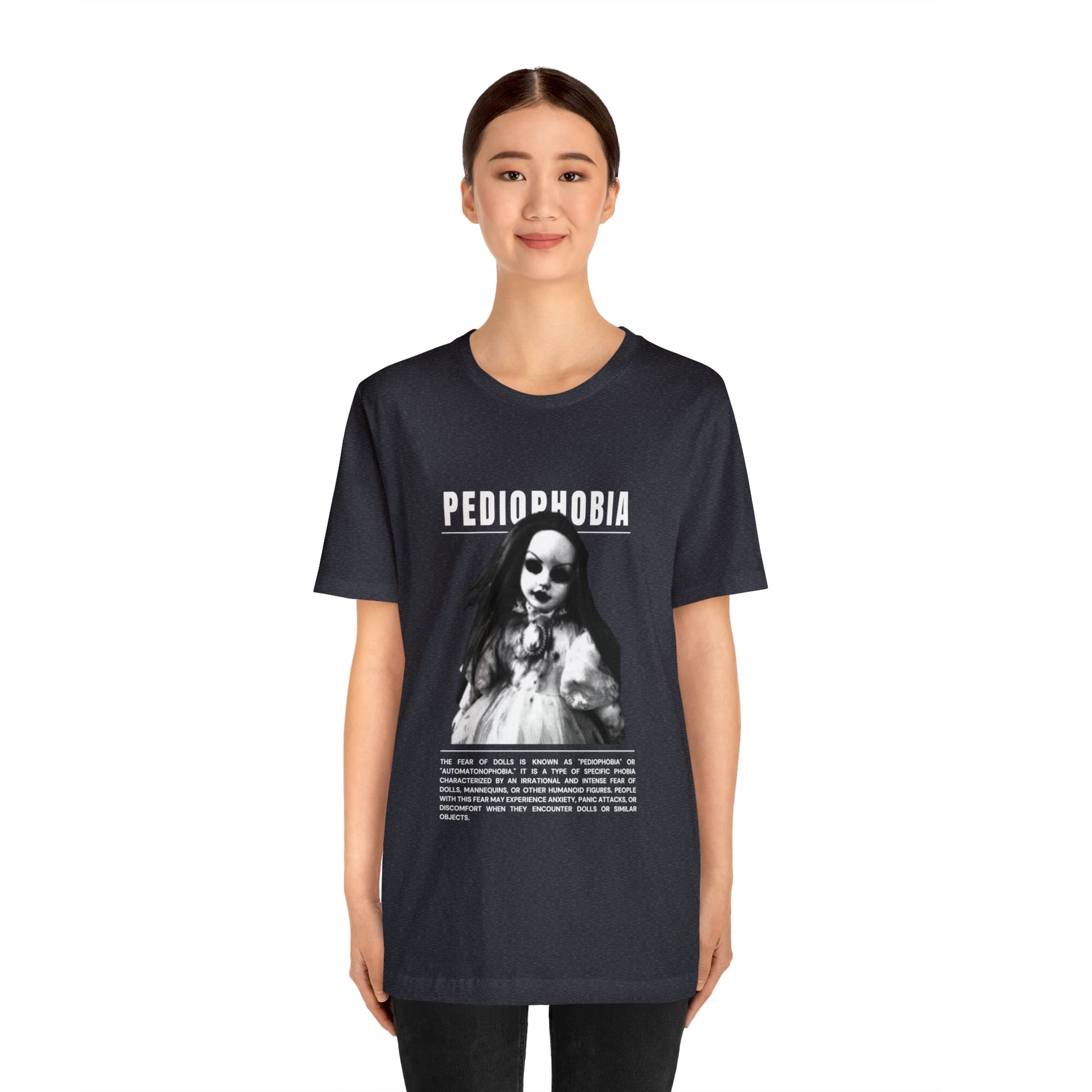 Pediophobia Fear of Dolls Halloween Tee - BRAZEN BUY thsirt shirt