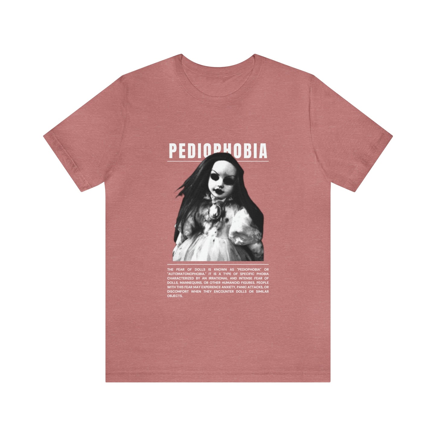 Pediophobia Fear of Dolls Halloween Tee - BRAZEN BUY thsirt shirt