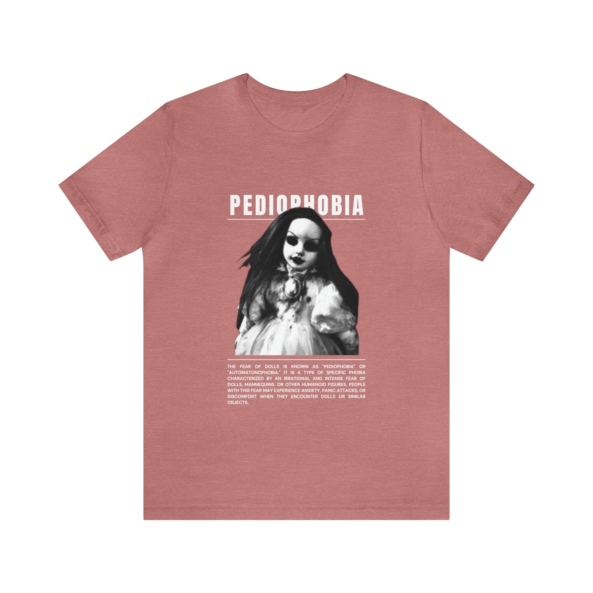 Pediophobia Fear of Dolls Halloween Tee - BRAZEN BUY thsirt shirt