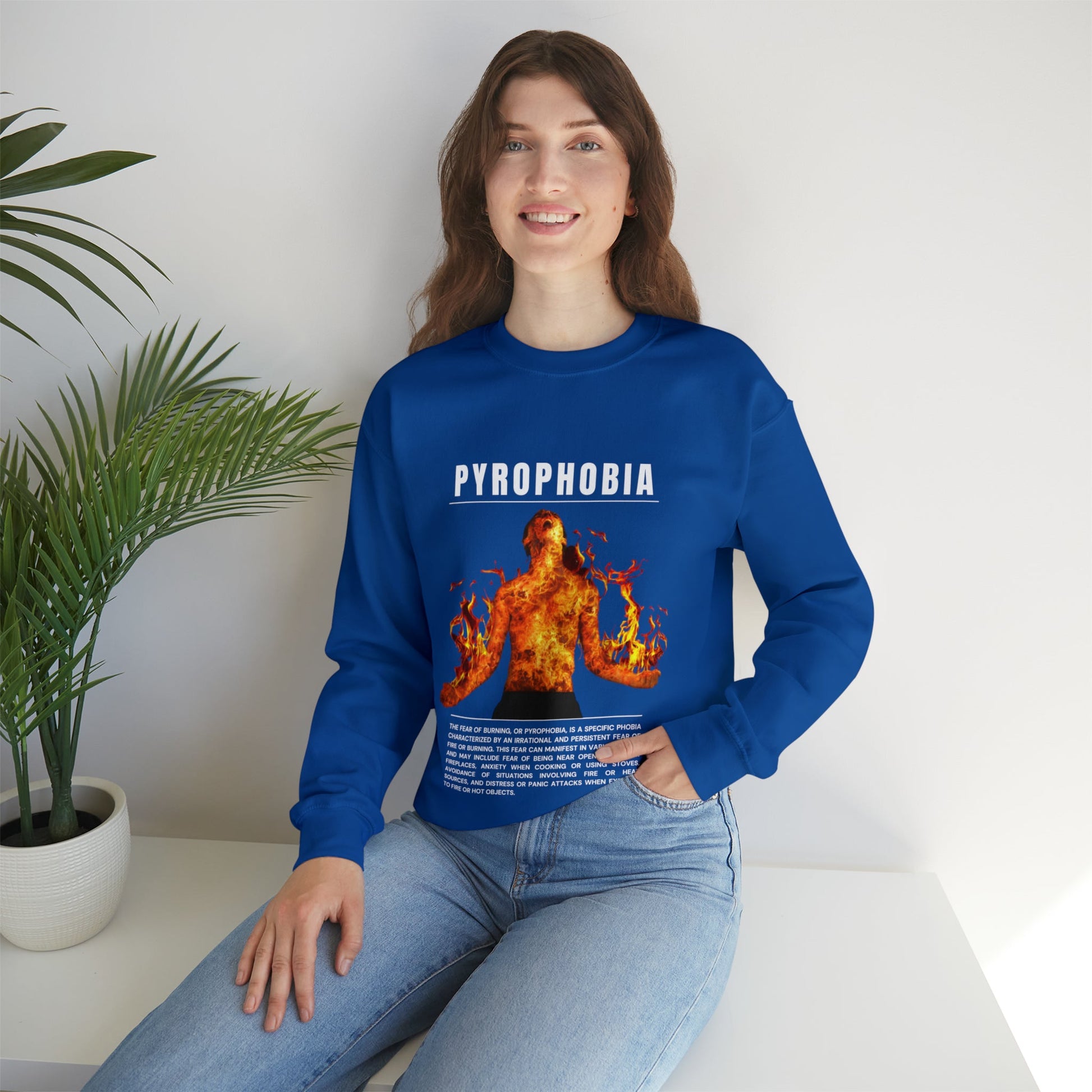 Pyrophobia Fear of Burning Halloween Sweatshirt - BRAZEN BUY thsirt shirt