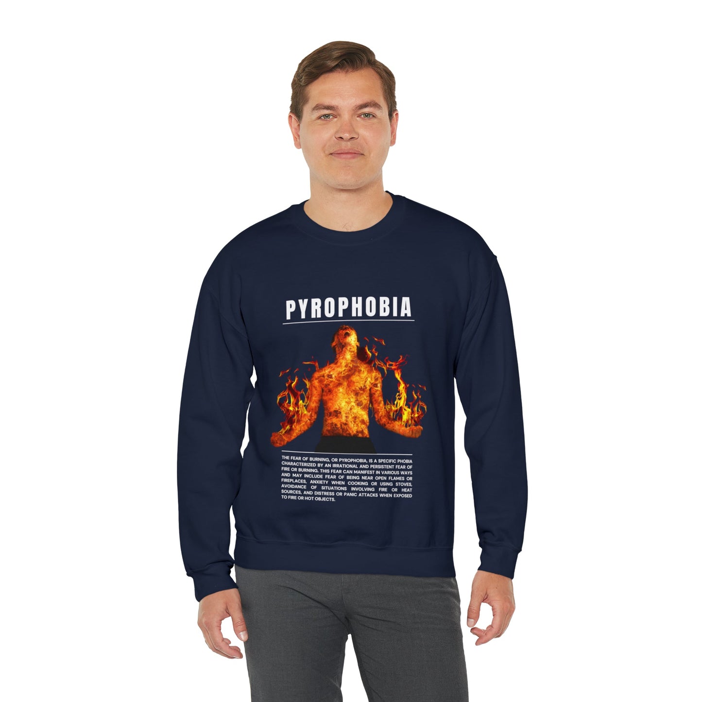 Pyrophobia Fear of Burning Halloween Sweatshirt - BRAZEN BUY thsirt shirt