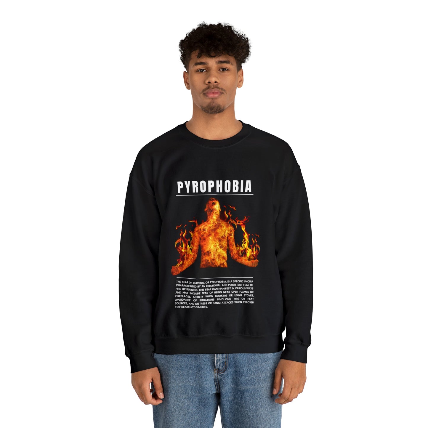 Pyrophobia Fear of Burning Halloween Sweatshirt - BRAZEN BUY thsirt shirt
