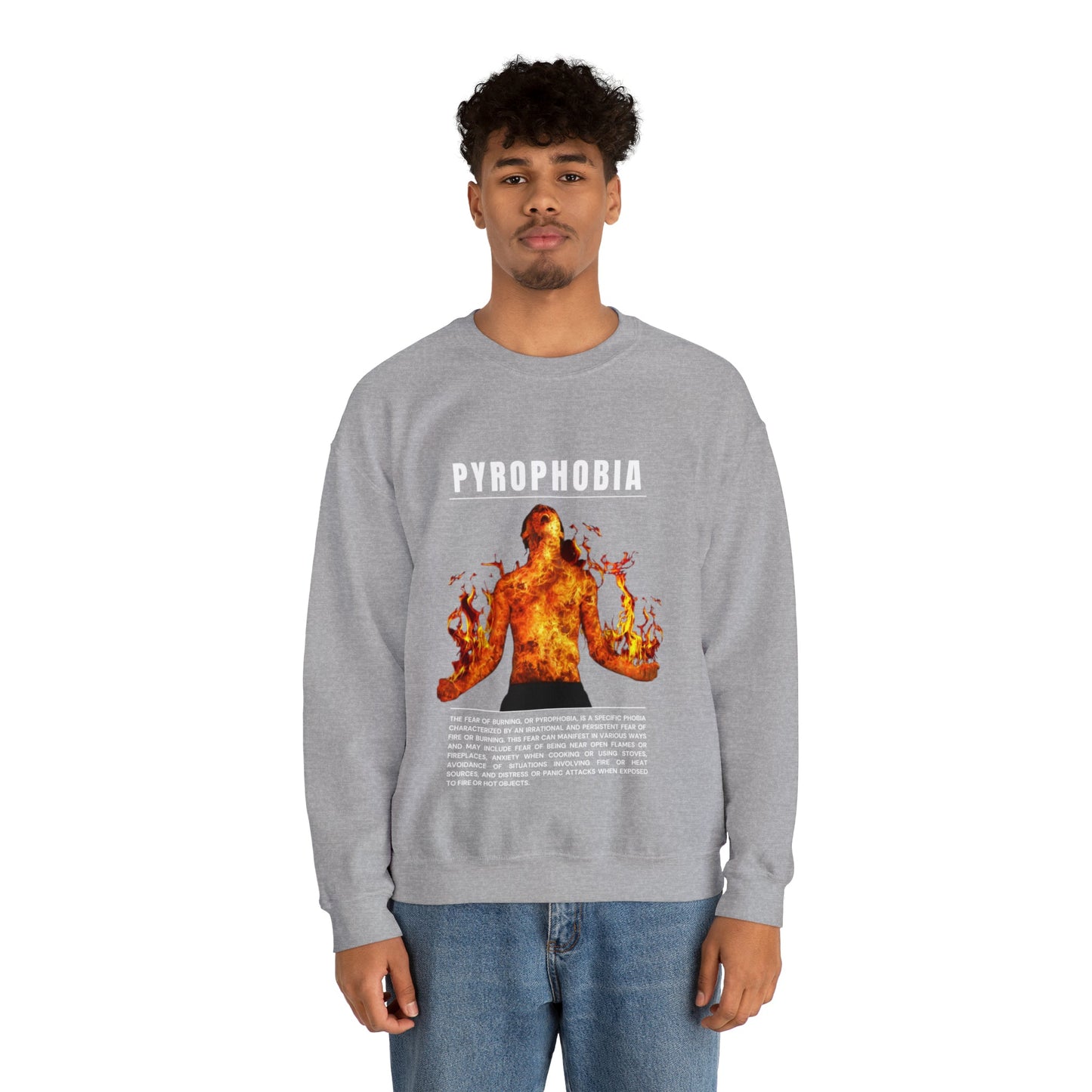 Pyrophobia Fear of Burning Halloween Sweatshirt - BRAZEN BUY thsirt shirt