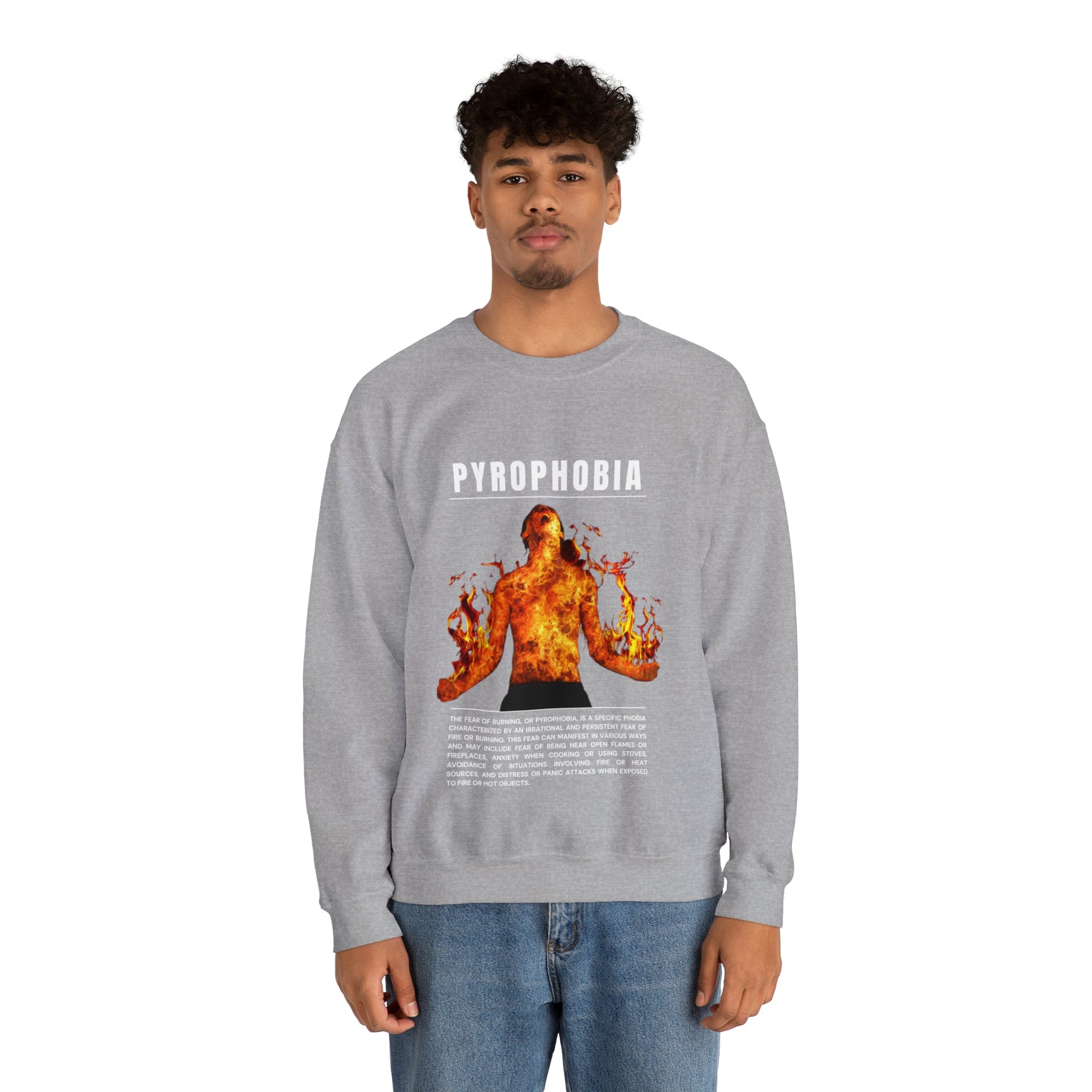 Pyrophobia Fear of Burning Halloween Sweatshirt - BRAZEN BUY thsirt shirt