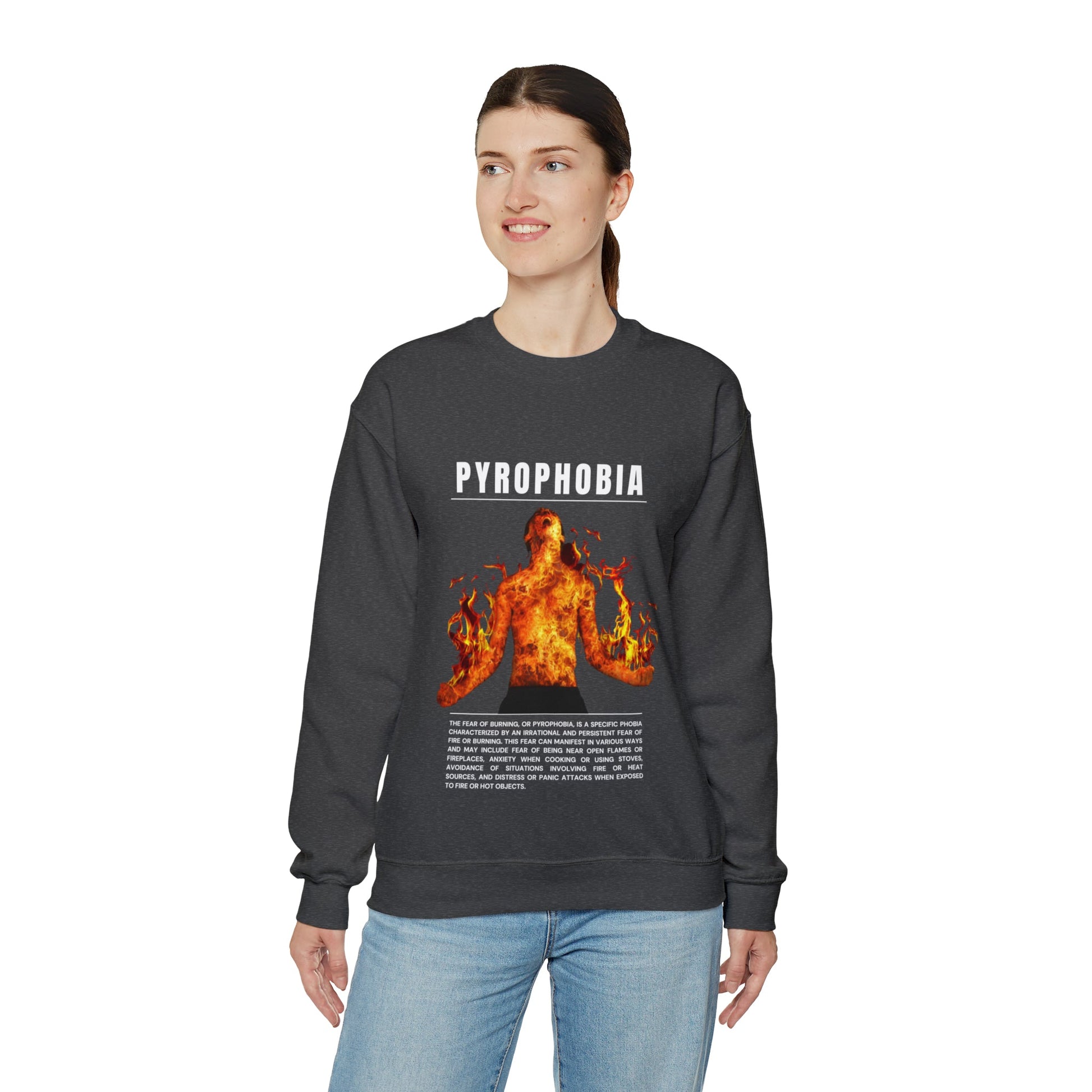 Pyrophobia Fear of Burning Halloween Sweatshirt - BRAZEN BUY thsirt shirt