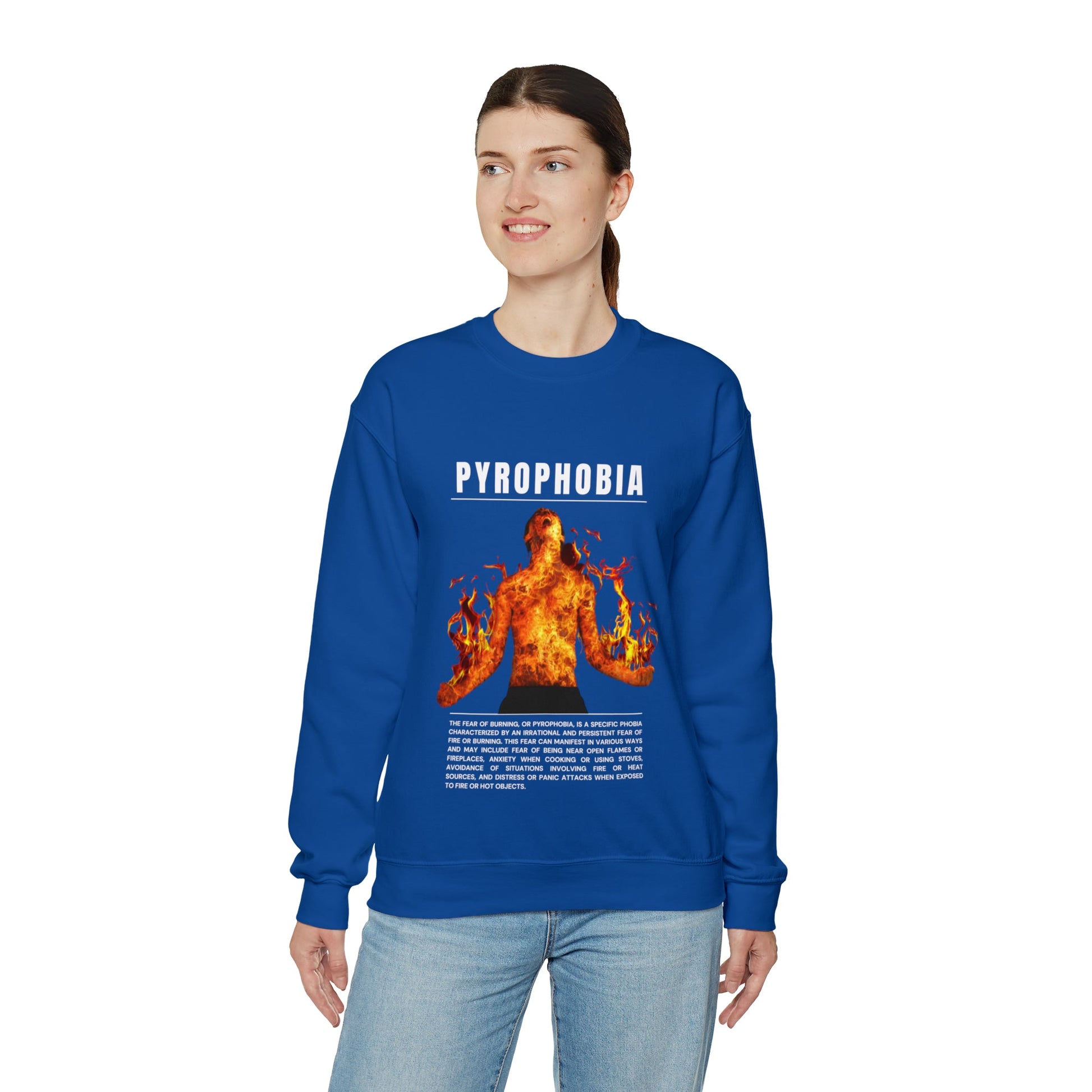 Pyrophobia Fear of Burning Halloween Sweatshirt - BRAZEN BUY thsirt shirt