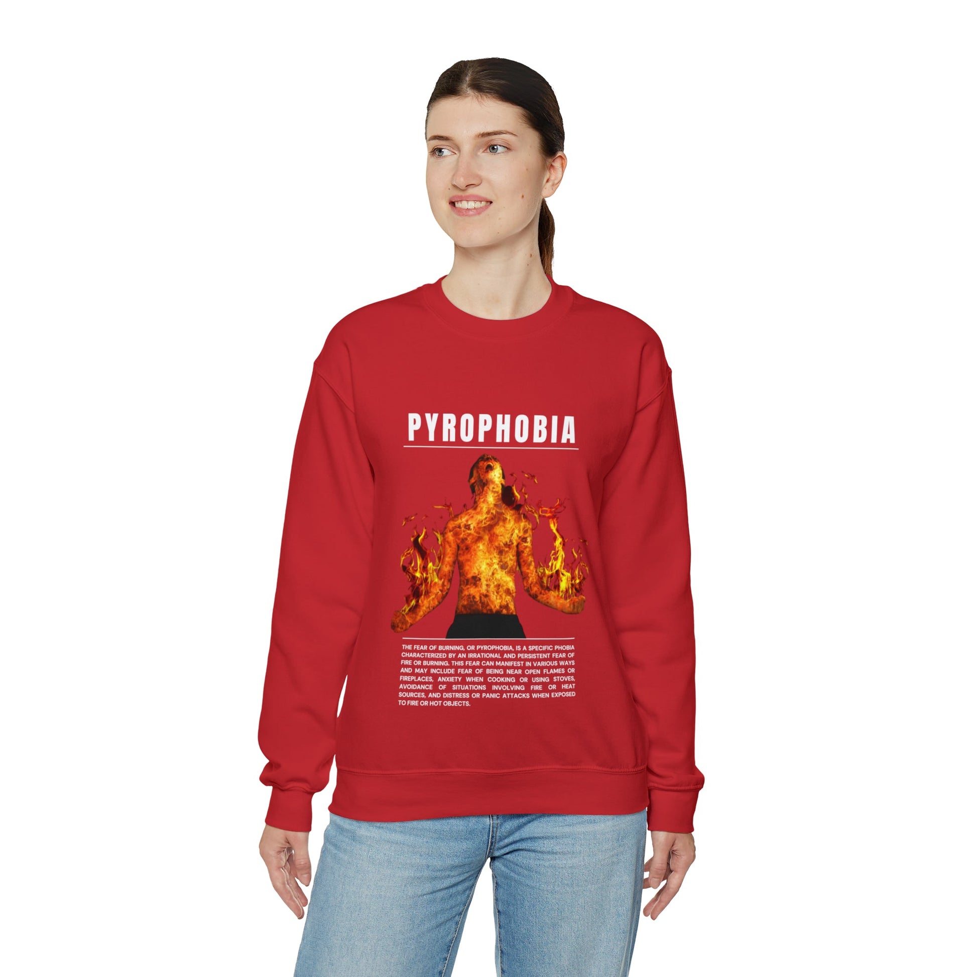 Pyrophobia Fear of Burning Halloween Sweatshirt - BRAZEN BUY thsirt shirt