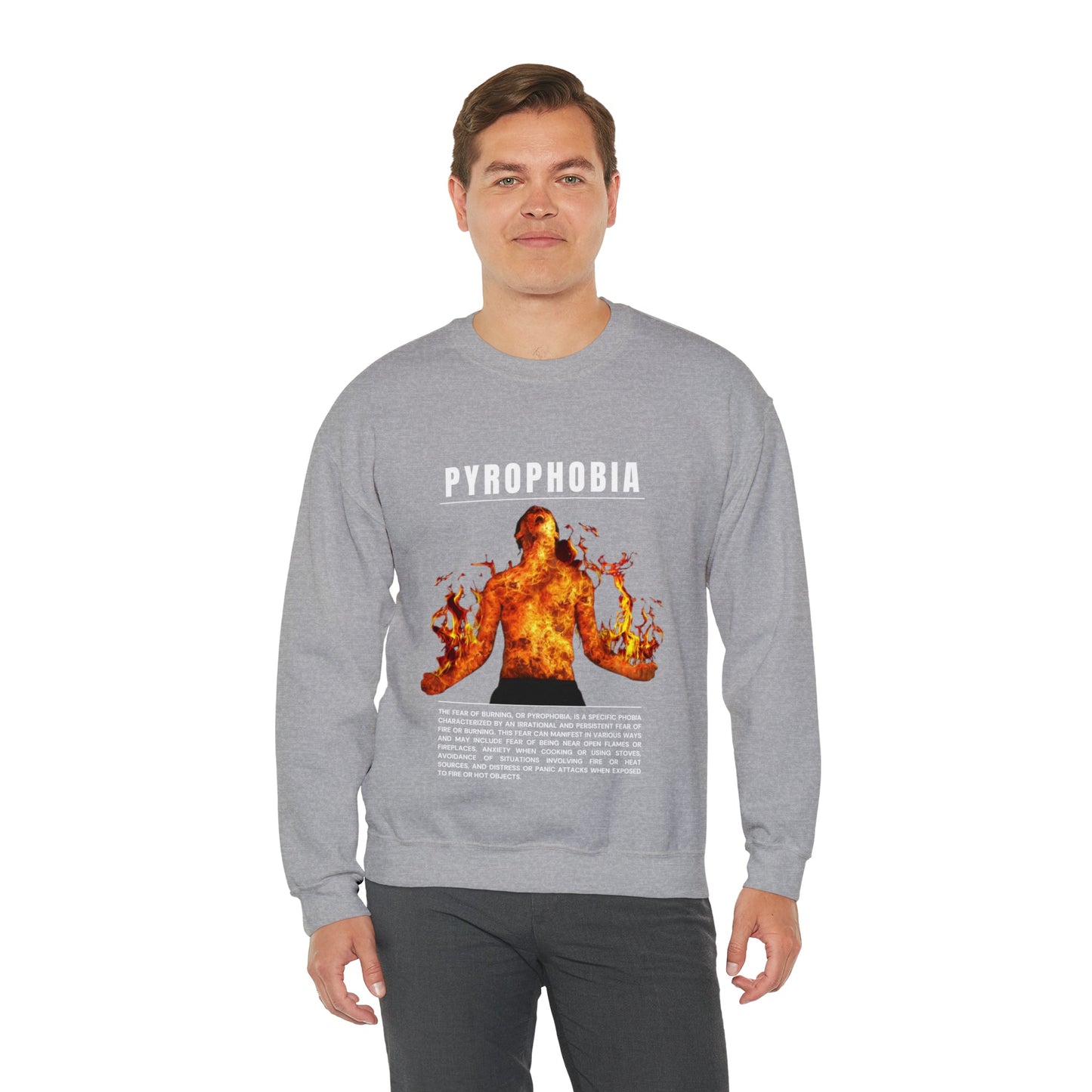 Pyrophobia Fear of Burning Halloween Sweatshirt - BRAZEN BUY thsirt shirt