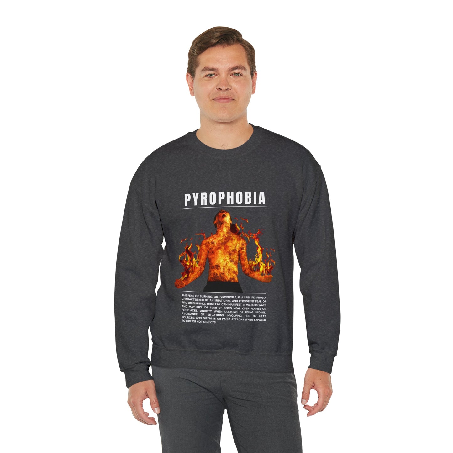 Pyrophobia Fear of Burning Halloween Sweatshirt - BRAZEN BUY thsirt shirt