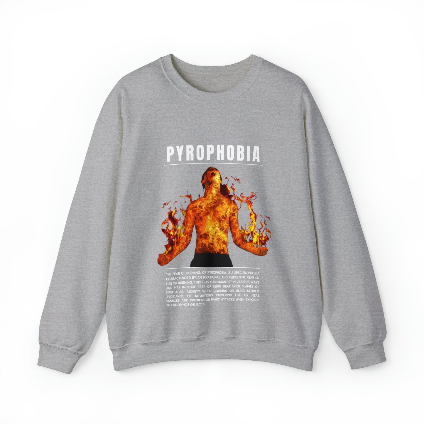 Pyrophobia Fear of Burning Halloween Sweatshirt - BRAZEN BUY thsirt shirt