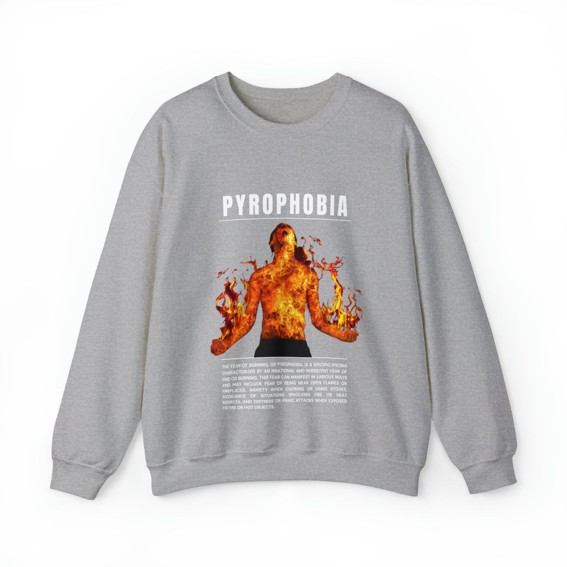 Pyrophobia Fear of Burning Halloween Sweatshirt - BRAZEN BUY thsirt shirt