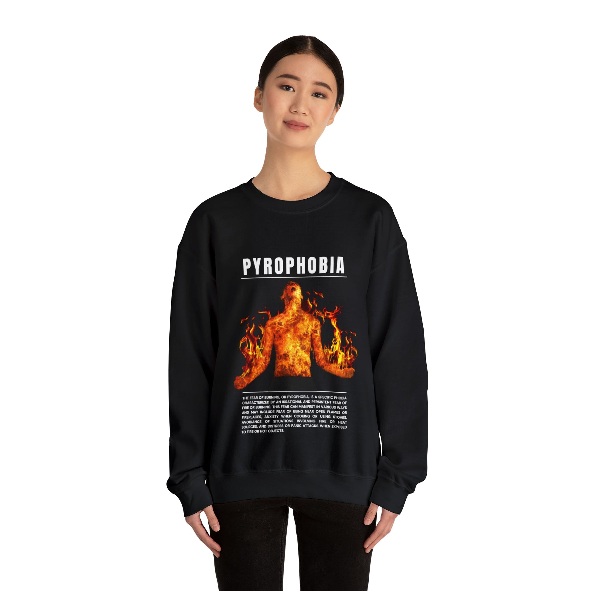 Pyrophobia Fear of Burning Halloween Sweatshirt - BRAZEN BUY thsirt shirt