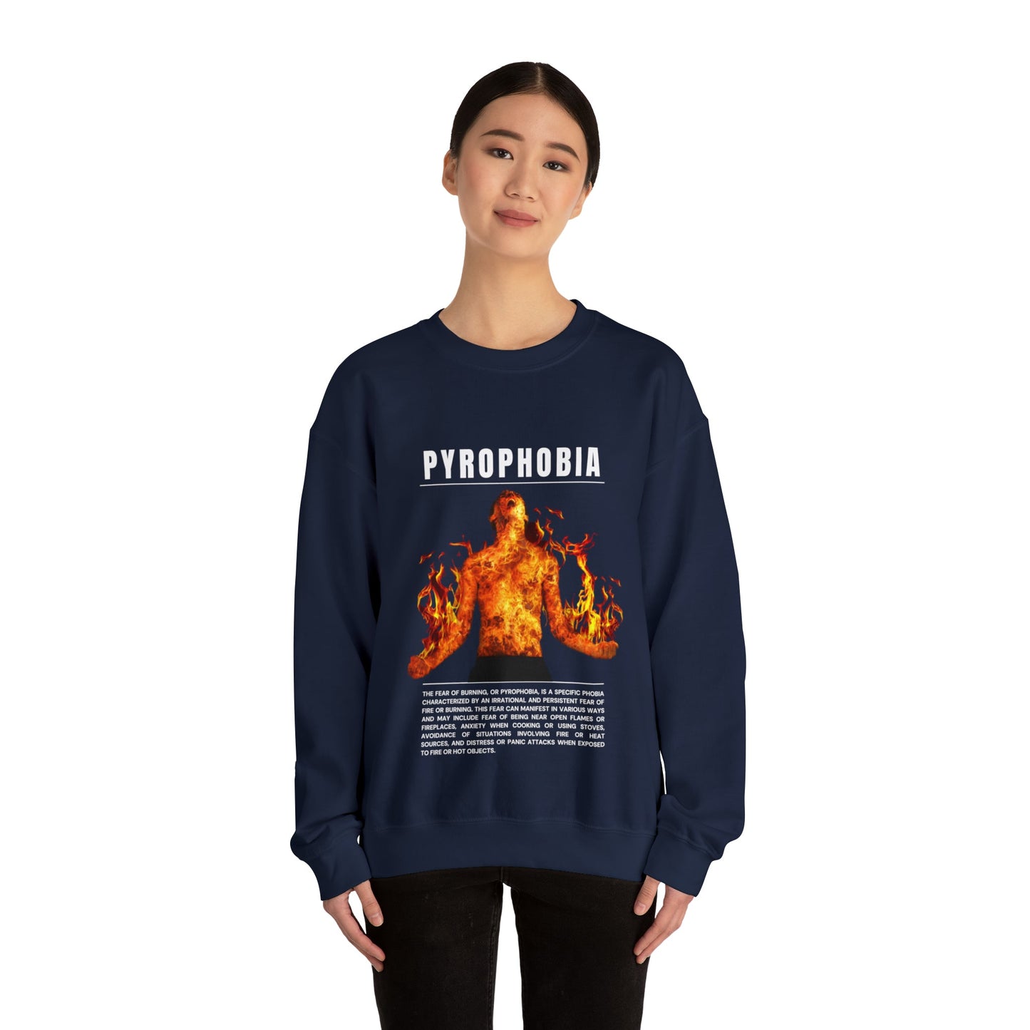 Pyrophobia Fear of Burning Halloween Sweatshirt - BRAZEN BUY thsirt shirt