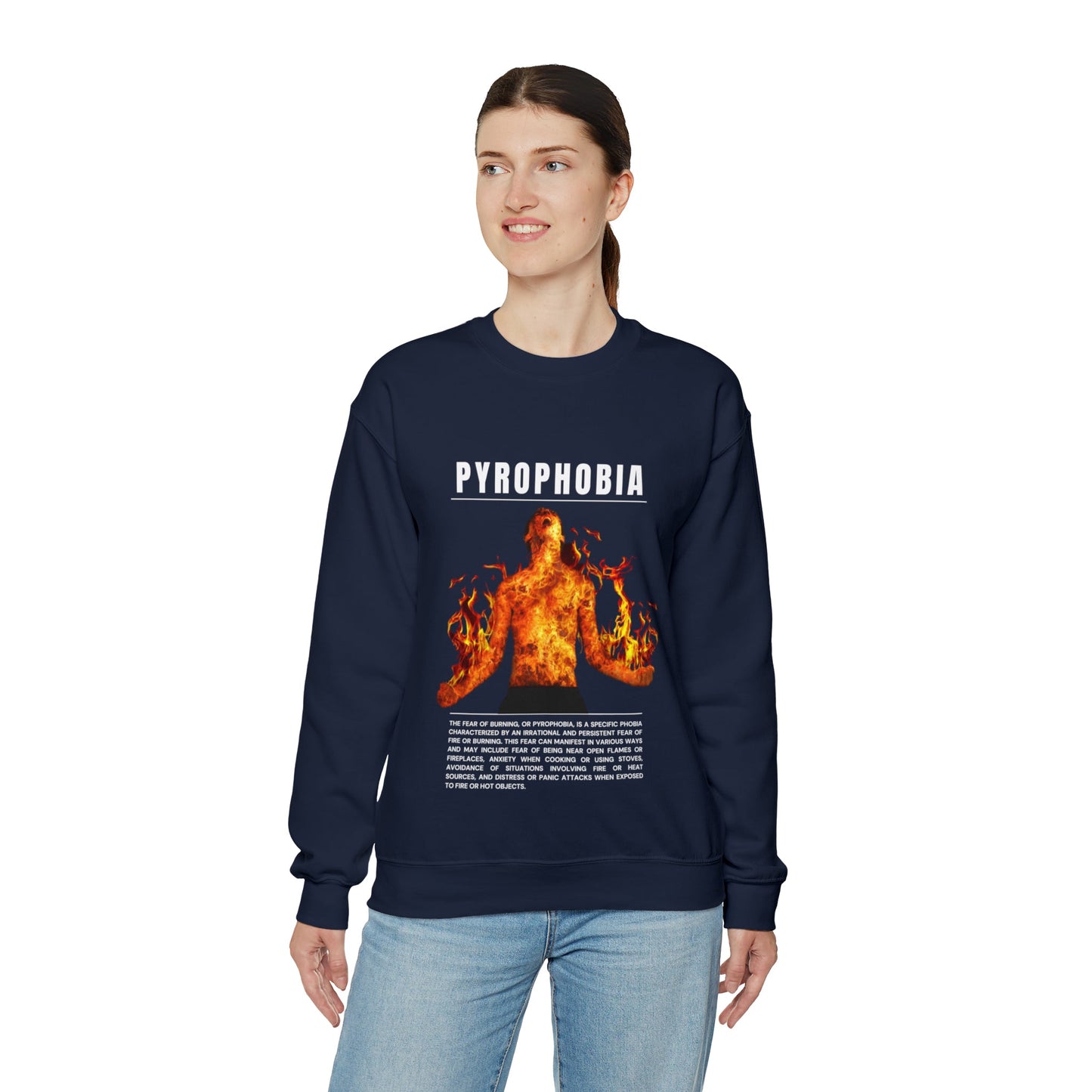 Pyrophobia Fear of Burning Halloween Sweatshirt - BRAZEN BUY thsirt shirt